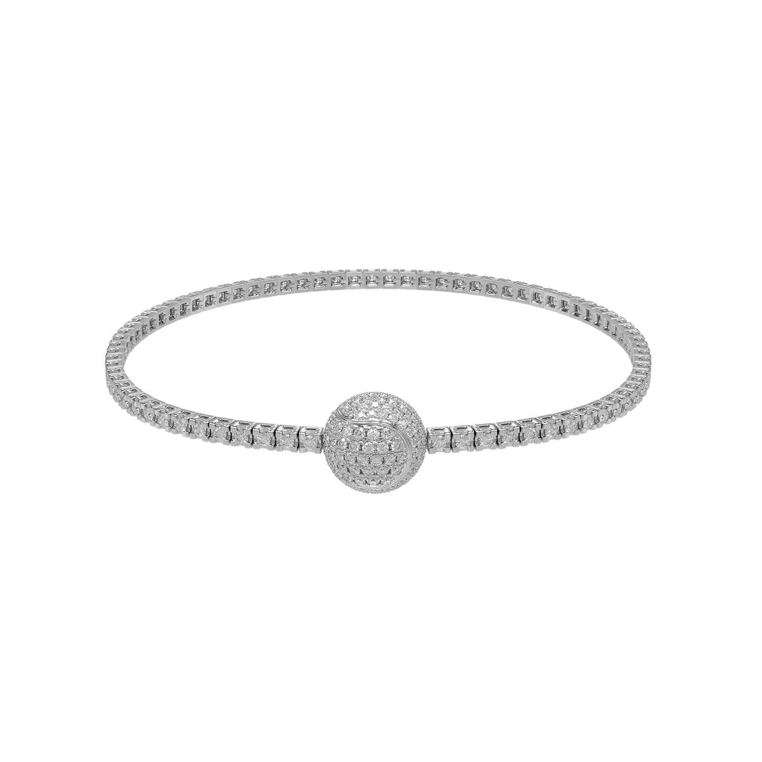 Legacy tennis bracelet with 1.9ct diamonds-183437