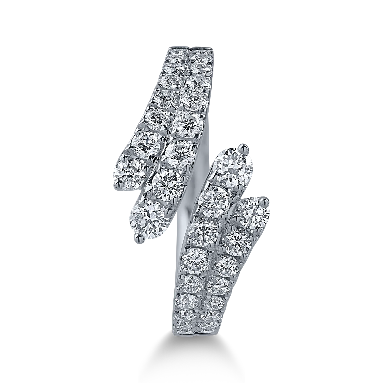 White gold ring with 1.03ct diamonds