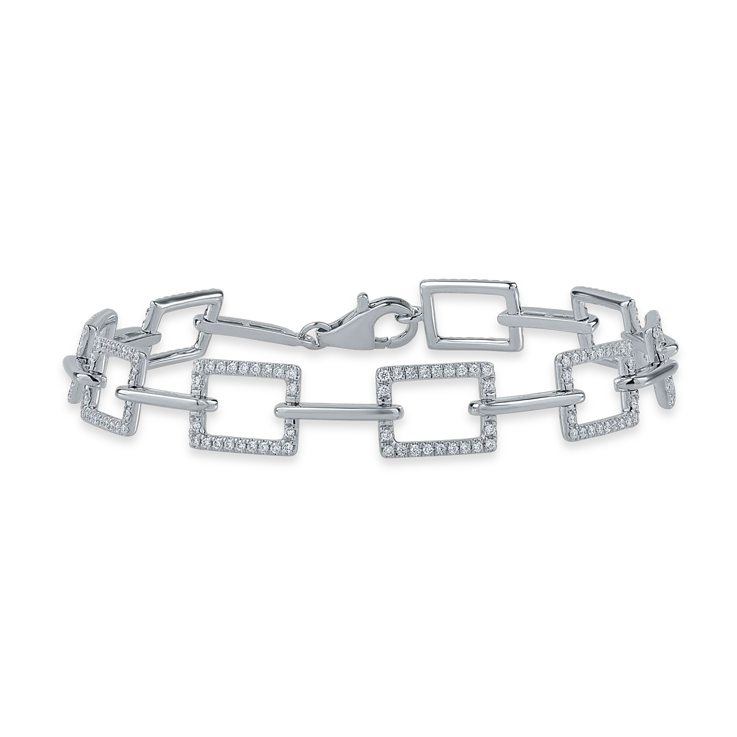 Bratara din aur alb cu diamante de 0.77ct-164984
