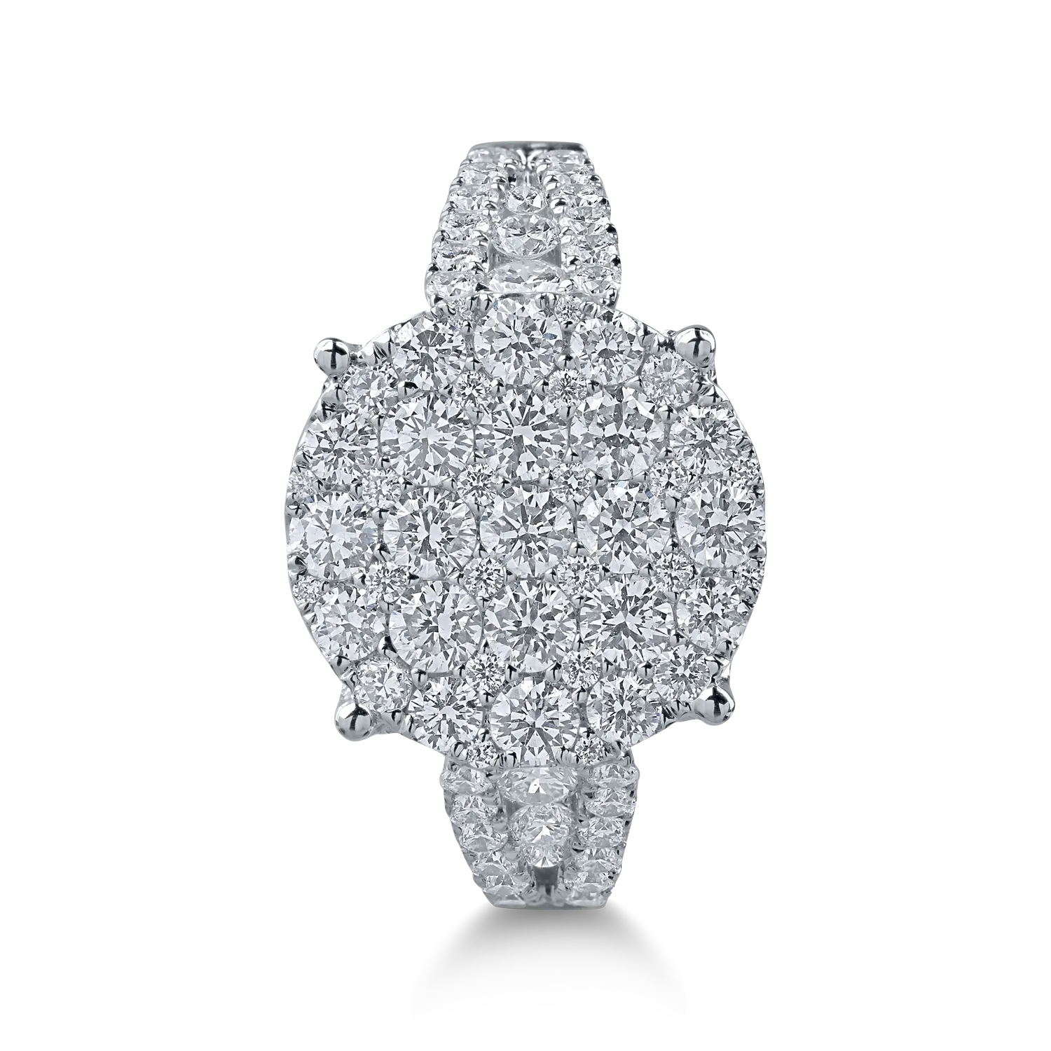 Fehérarany gyűrű 1.52ct gyémántokkal