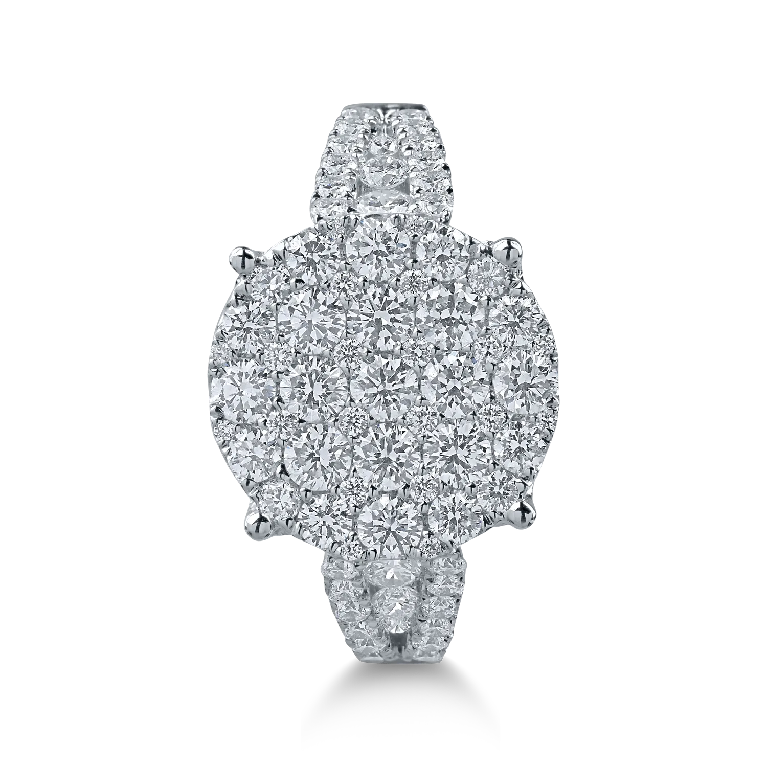 Inel din aur alb cu diamante de 1.52ct