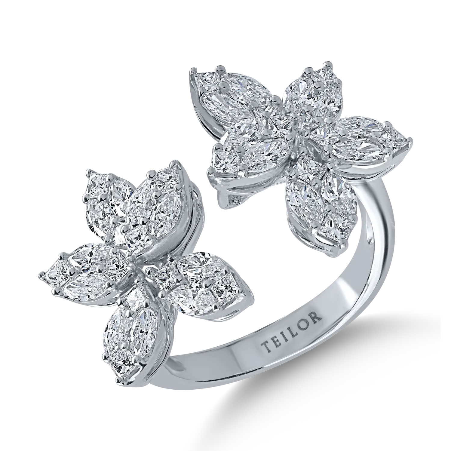 Fehérarany gyűrű 1.94ct gyémántokkal-165182