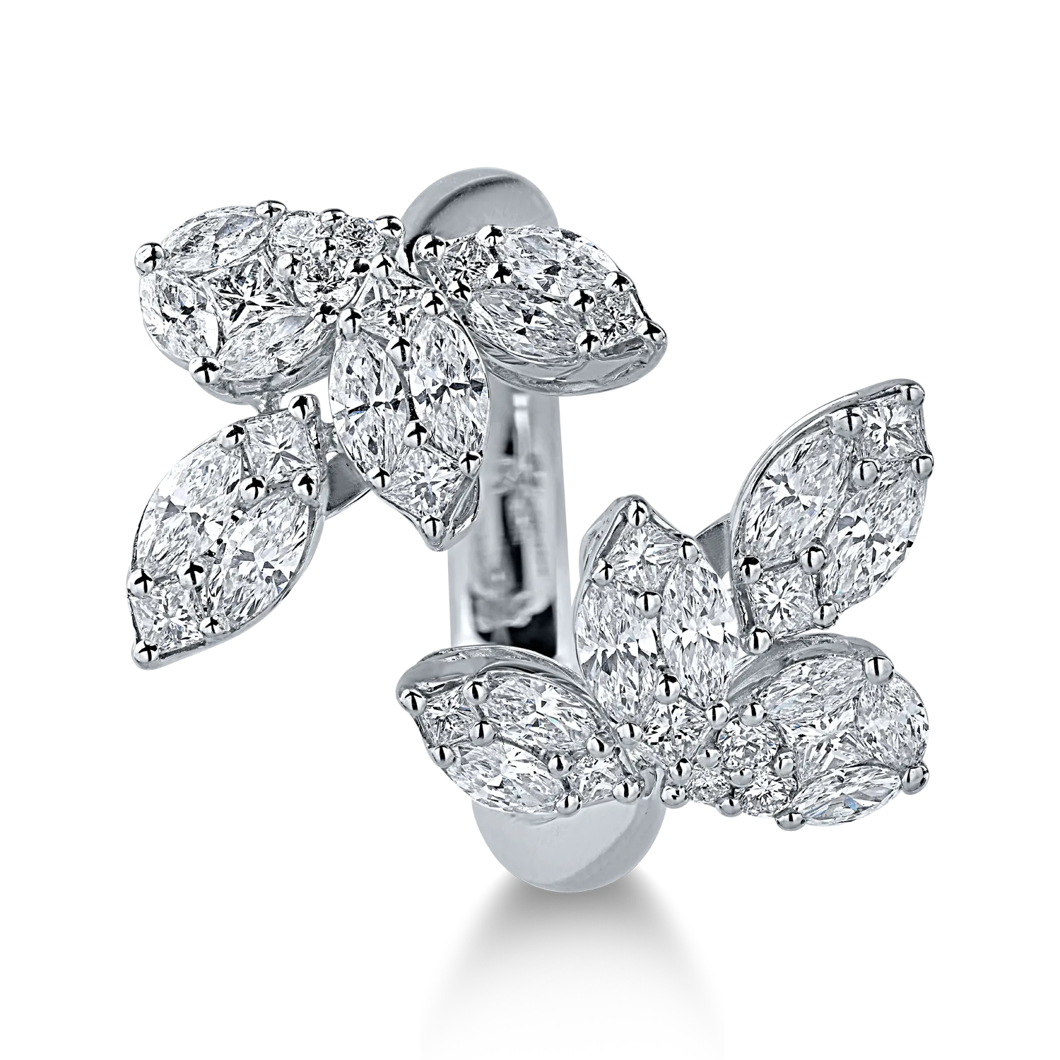 Fehérarany gyűrű 2.03ct gyémántokkal