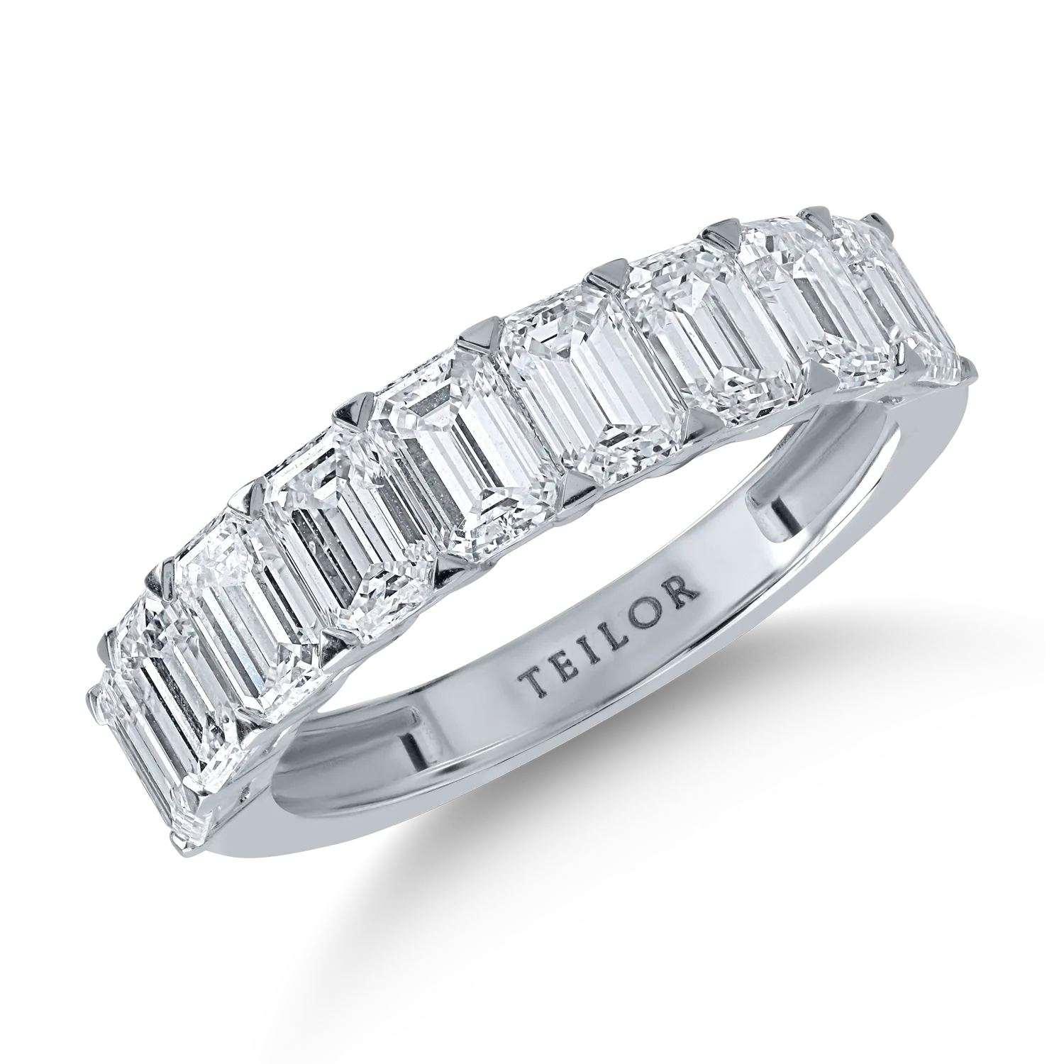 Fél örökkévalóság gyűrű fehér aranyból 2.76ct gyémántokkal-165200