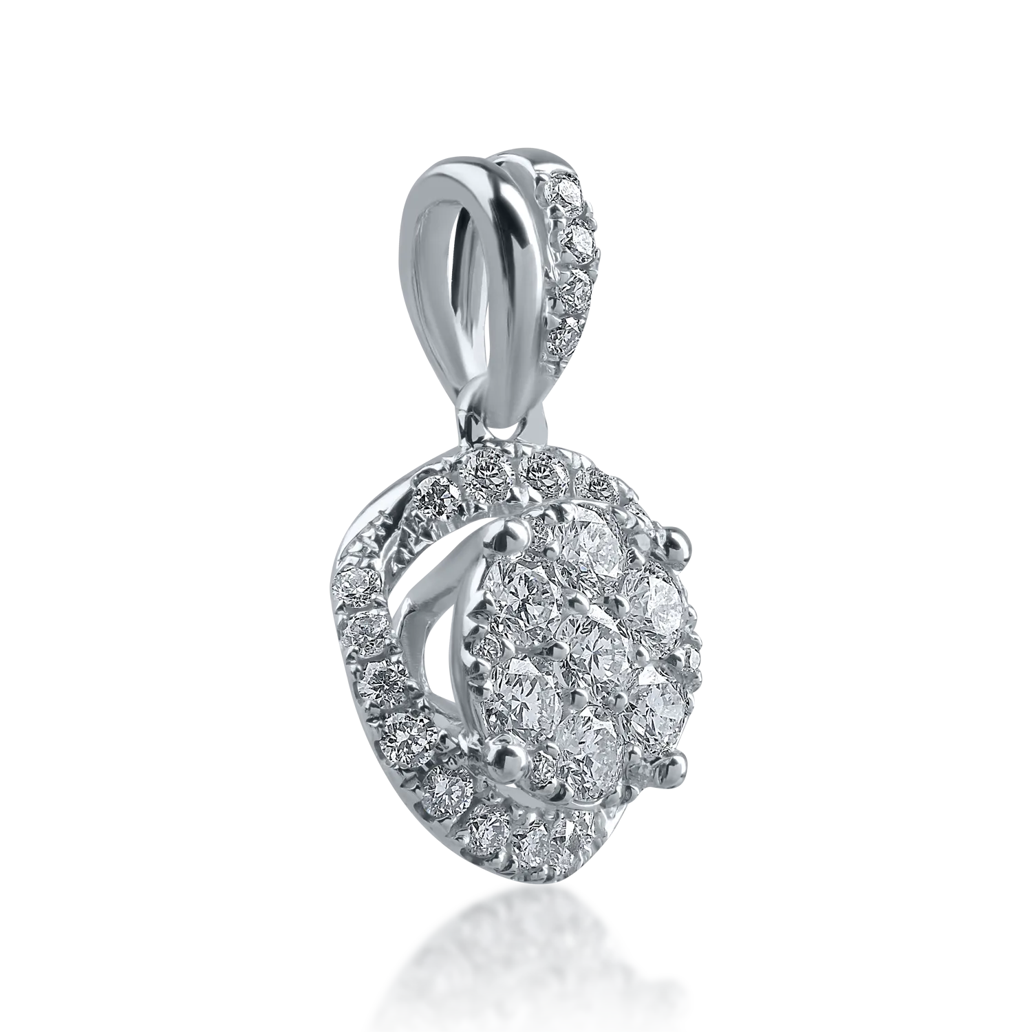 White gold pendant with 0.33ct diamonds