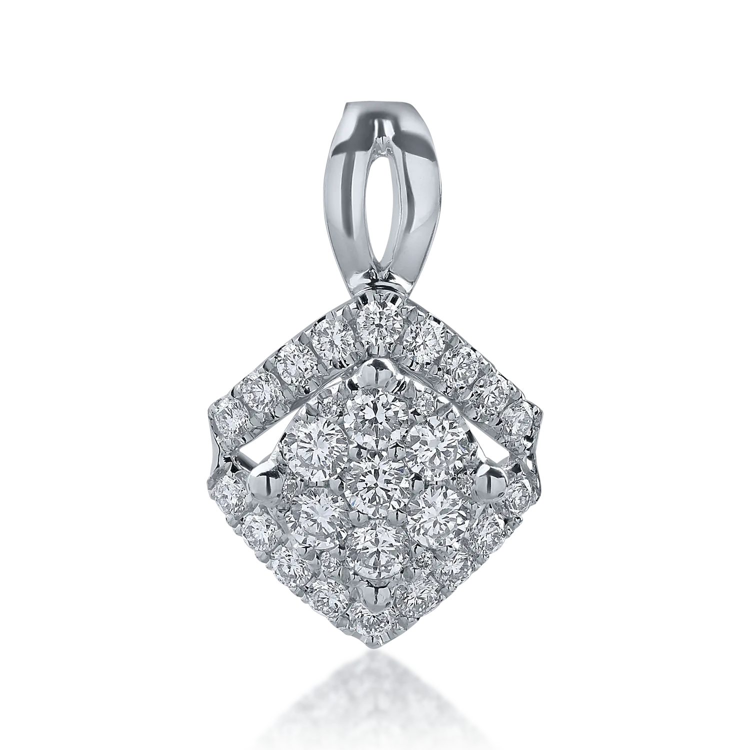 White gold pendant with 0.37ct diamonds
