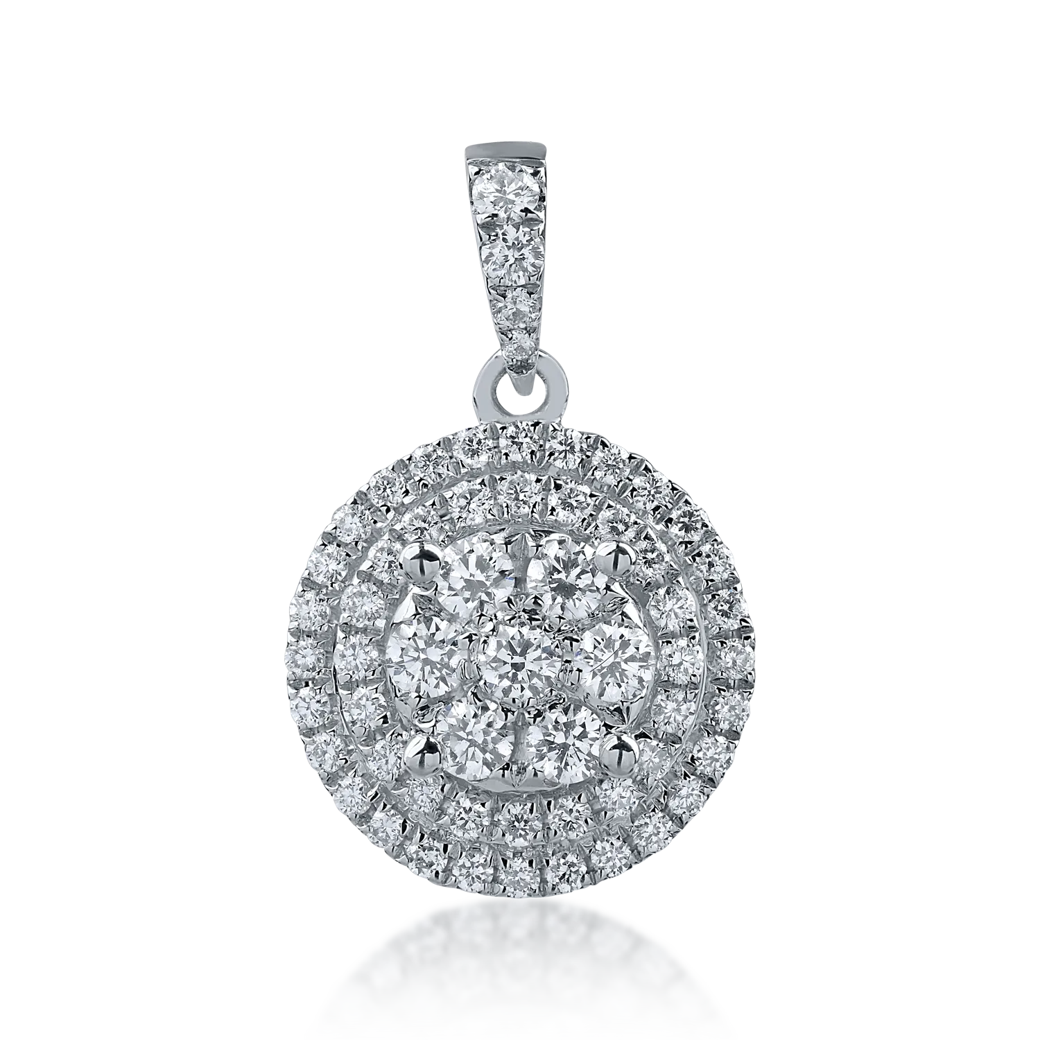 White gold pendant with 0.37ct diamonds