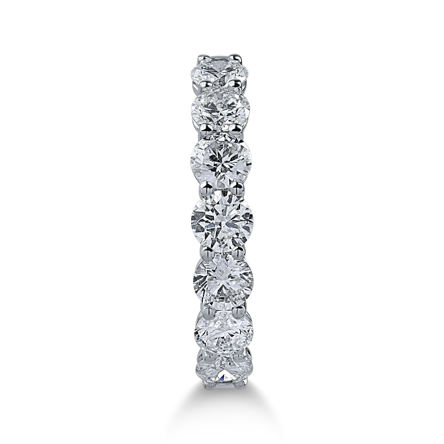 Half eternity ring in white gold with 1.39ct diamonds