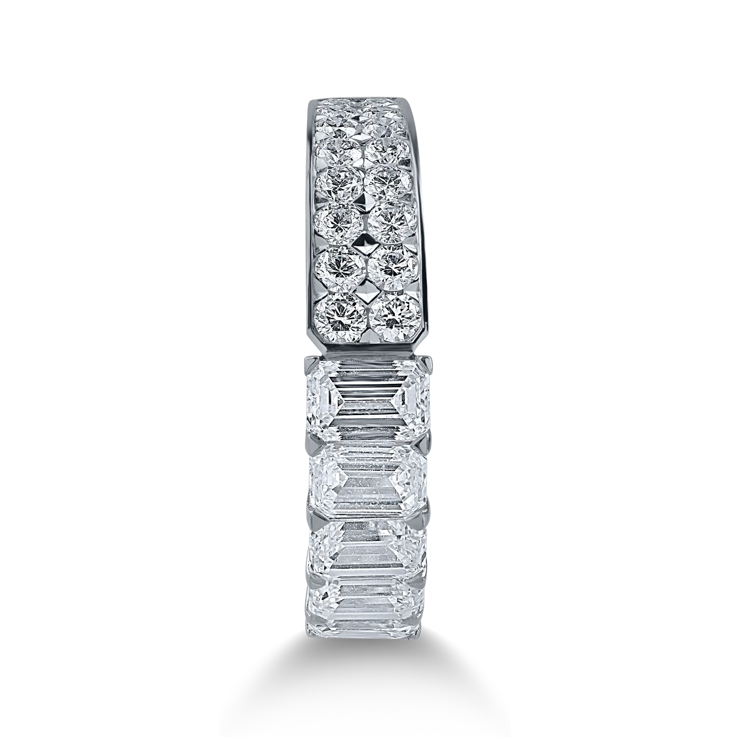 Inel din aur alb cu diamante de 1.95ct