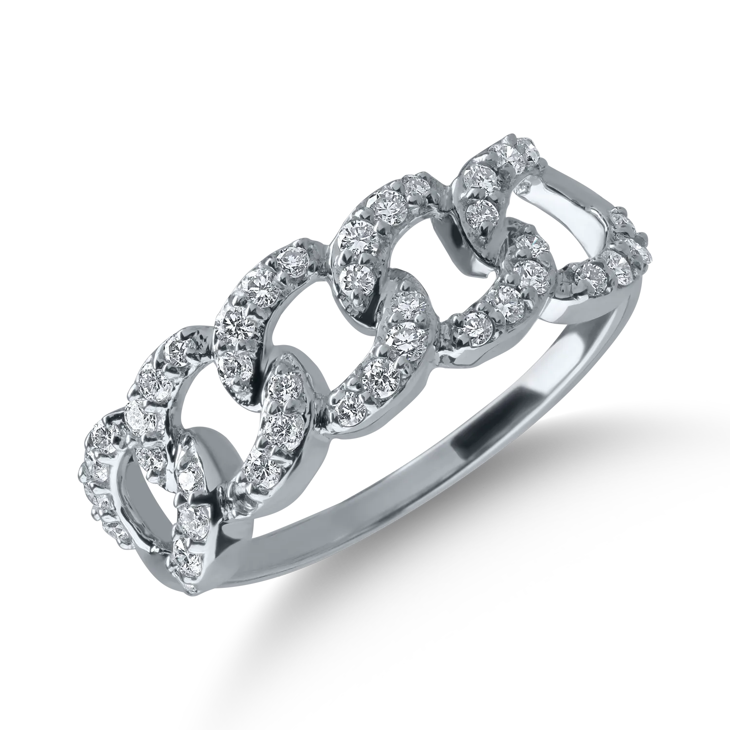 White gold ring with 0.32ct diamonds