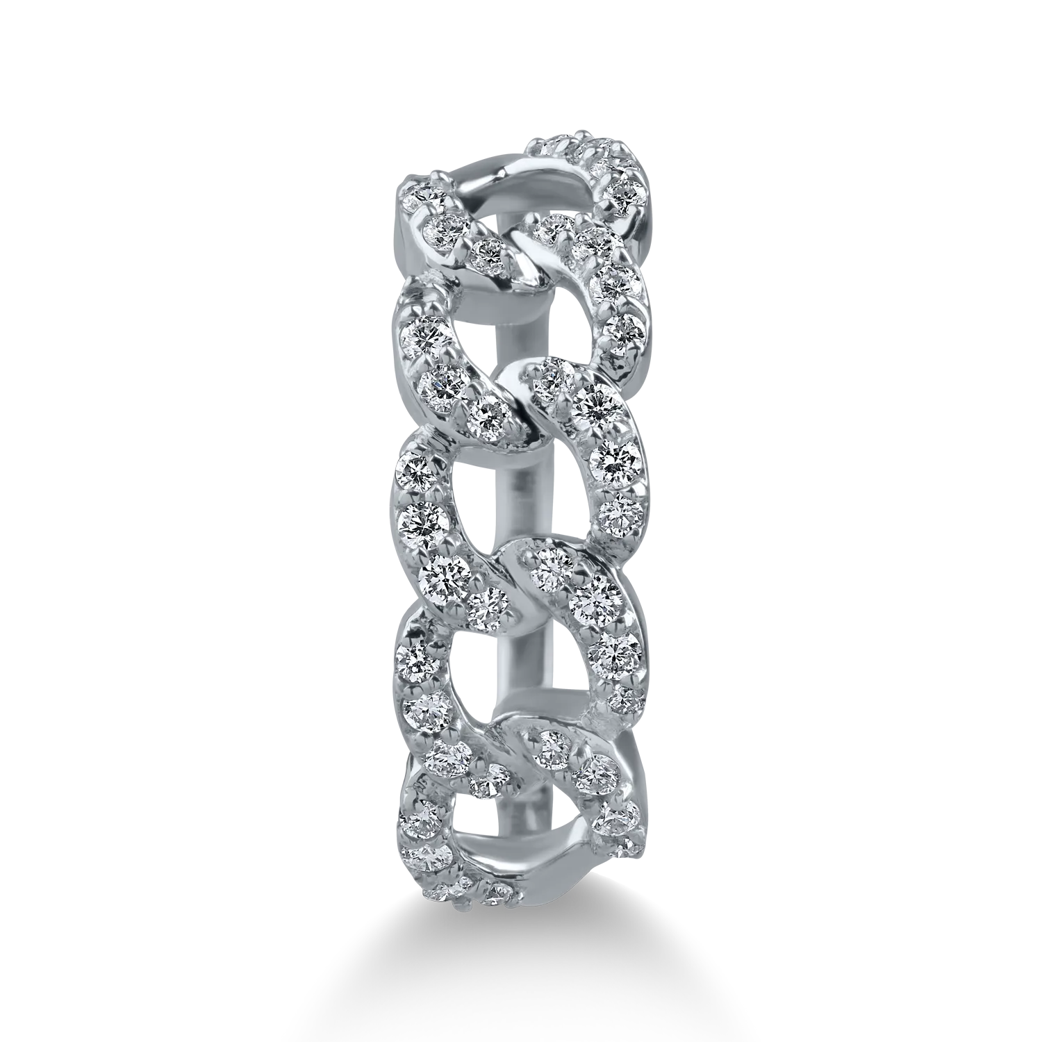 Inel din aur alb cu diamante de 0.32ct