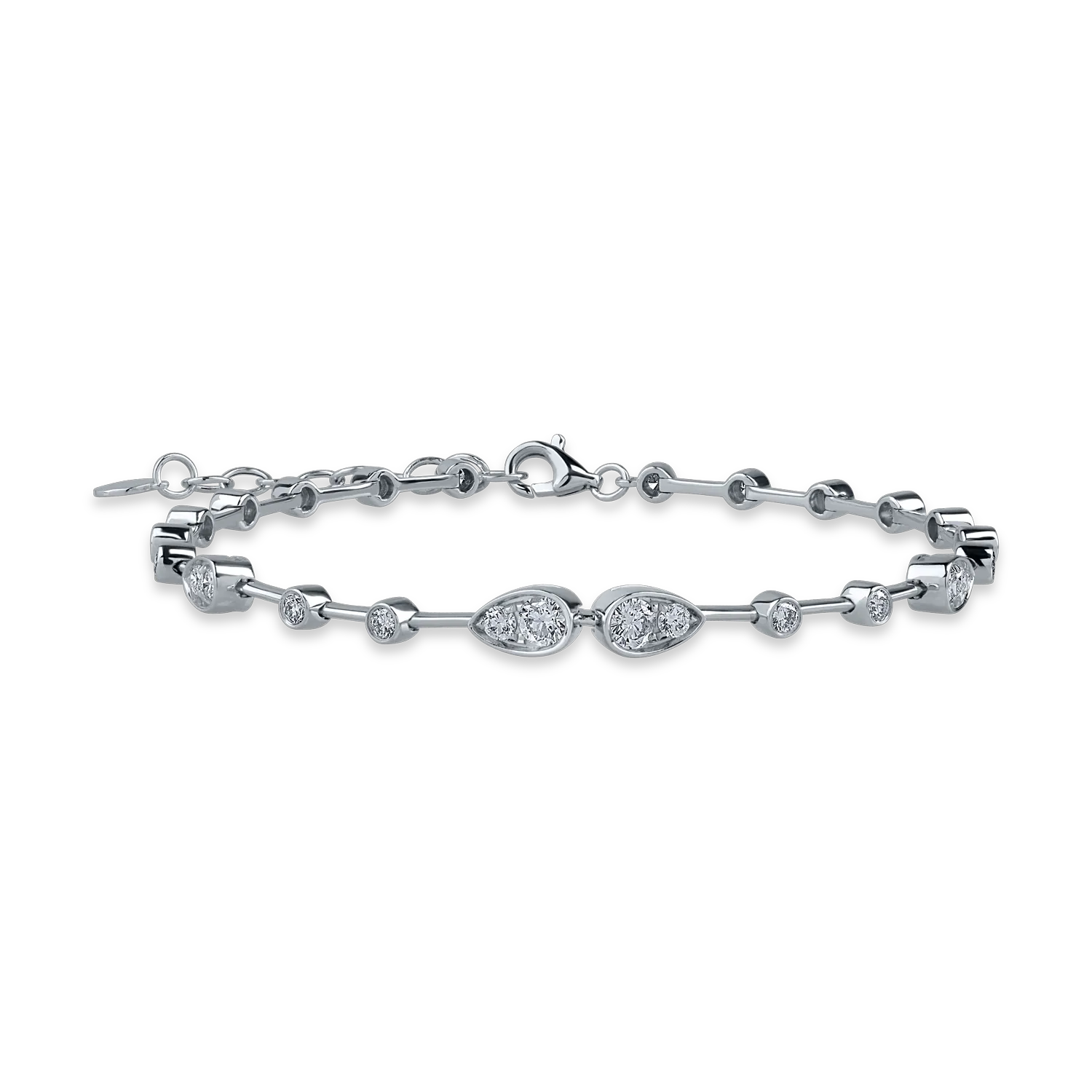Bratara din aur alb cu diamante de 1.19ct-165949