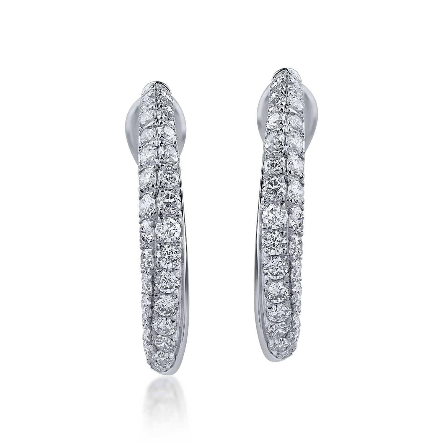 Cercei din aur alb cu diamante de 1.001ct-165970
