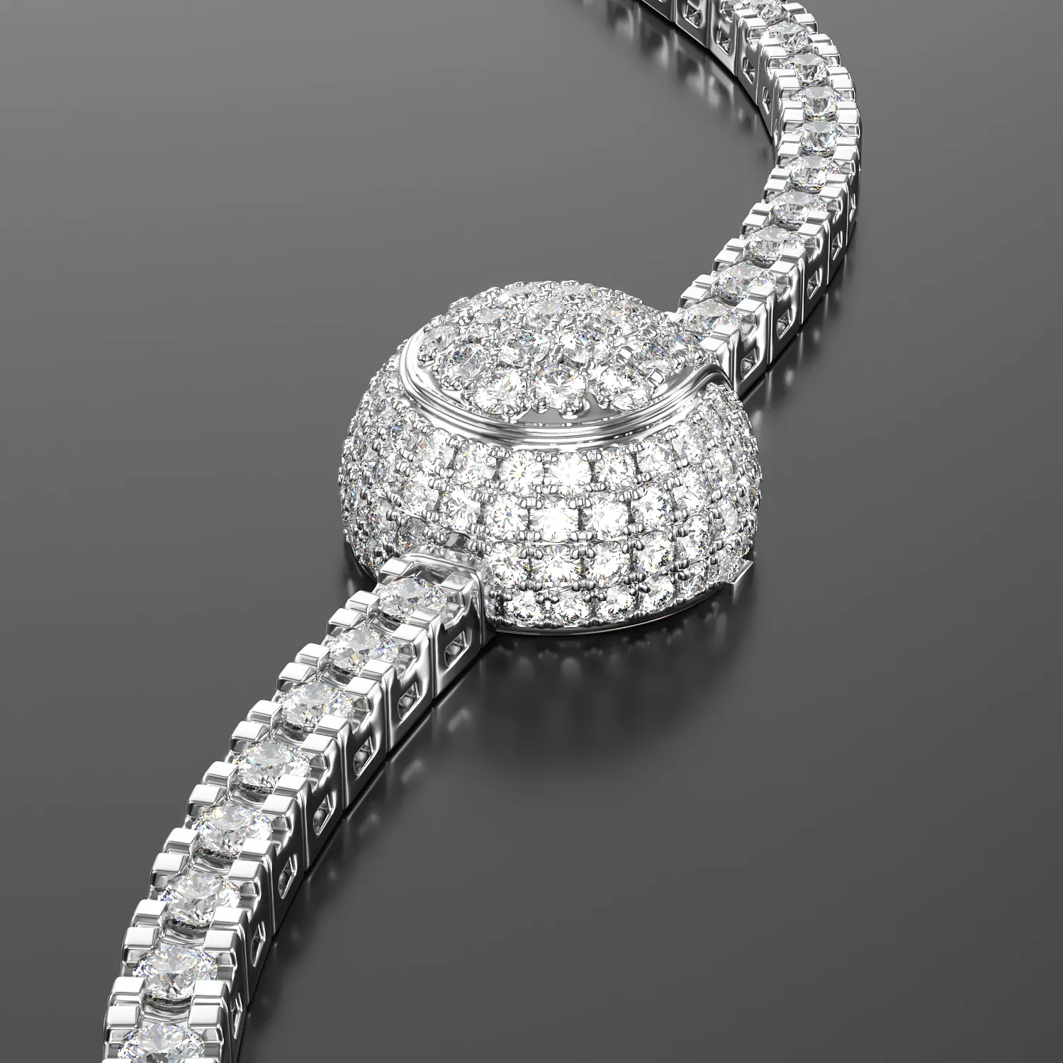 Legacy tennis bracelet with 2.022ct diamonds