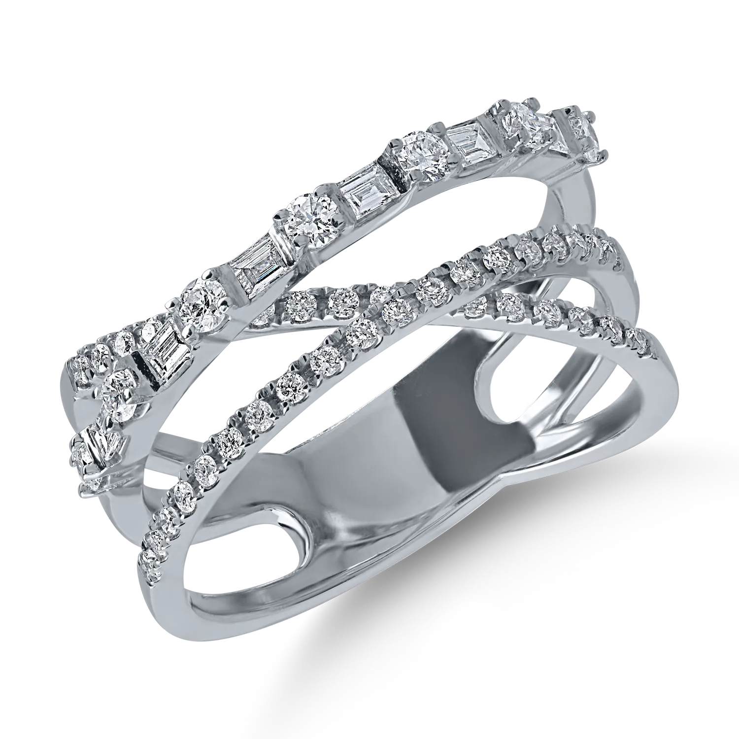 White gold ring with 0.54ct diamonds