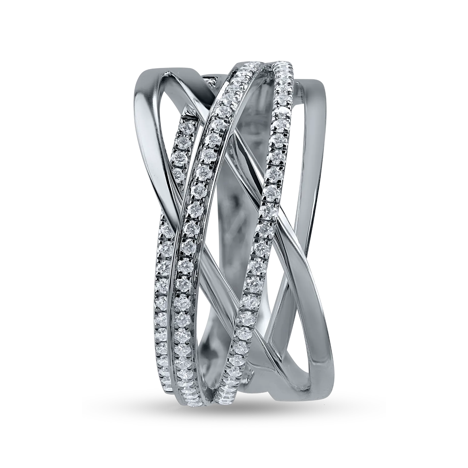 White gold ring with 0.35ct diamonds