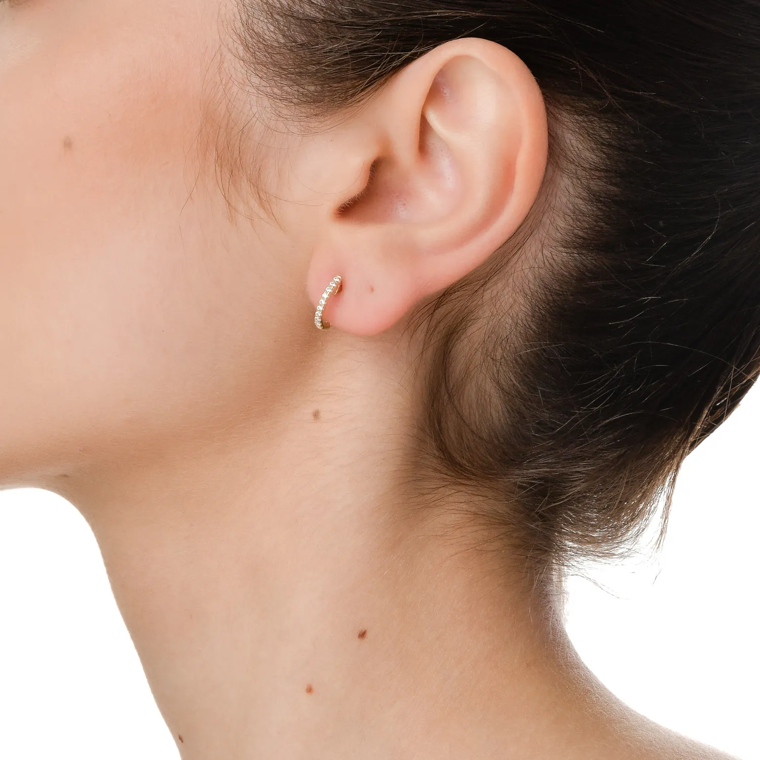 Sárga arany fülbevaló