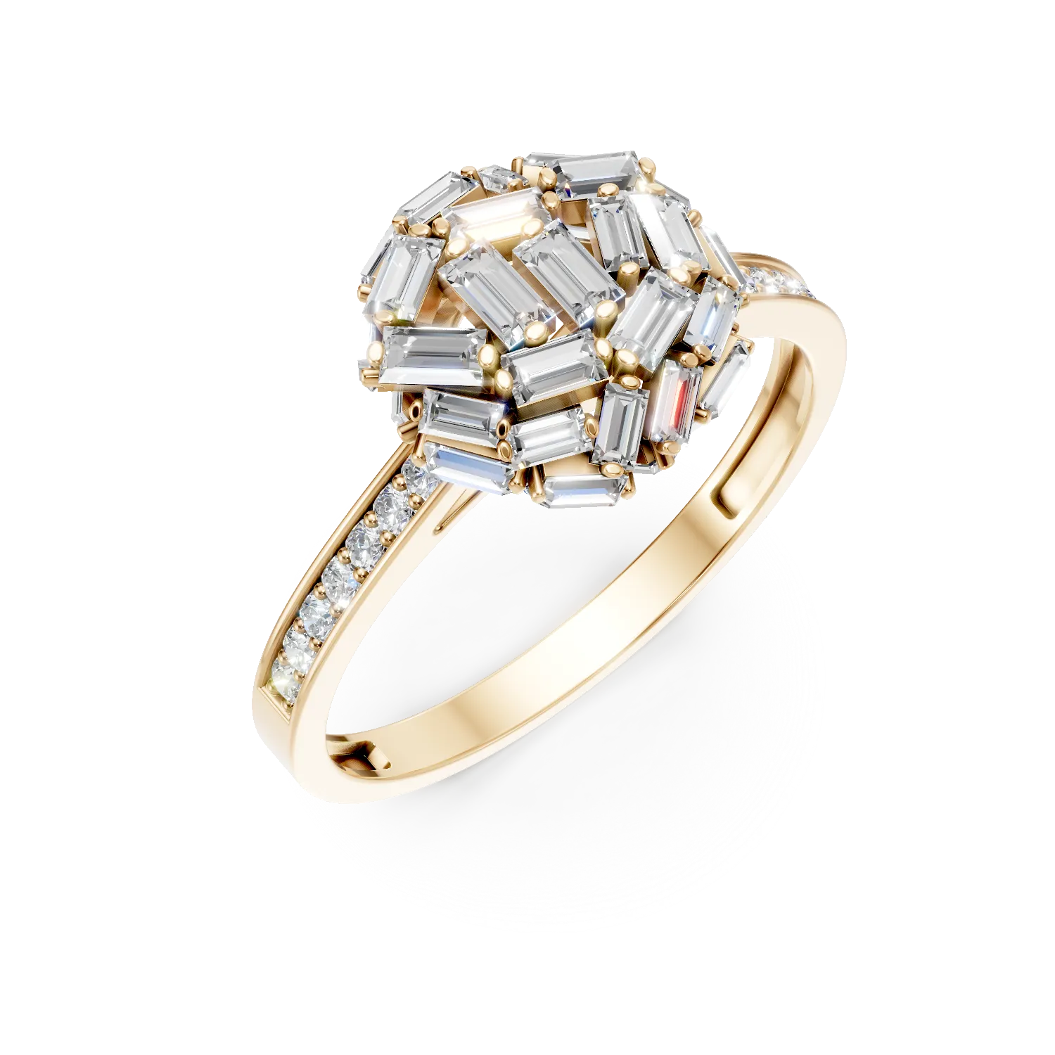 Yellow gold ring