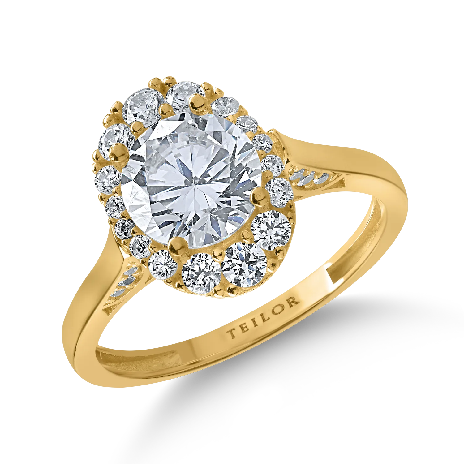 Yellow gold ring