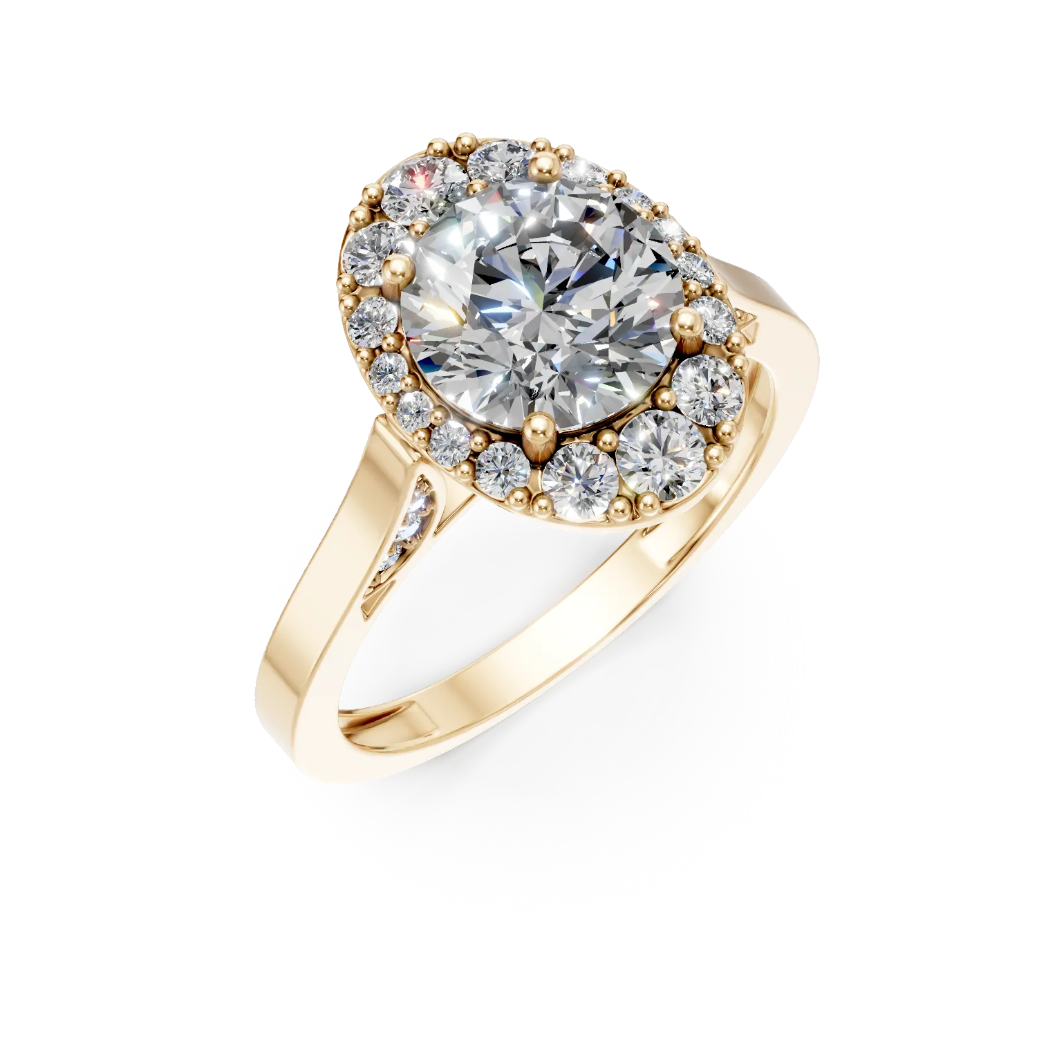 Yellow gold ring