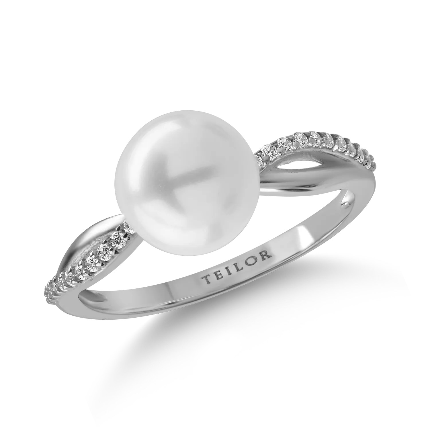 Fehér arany gyűrű