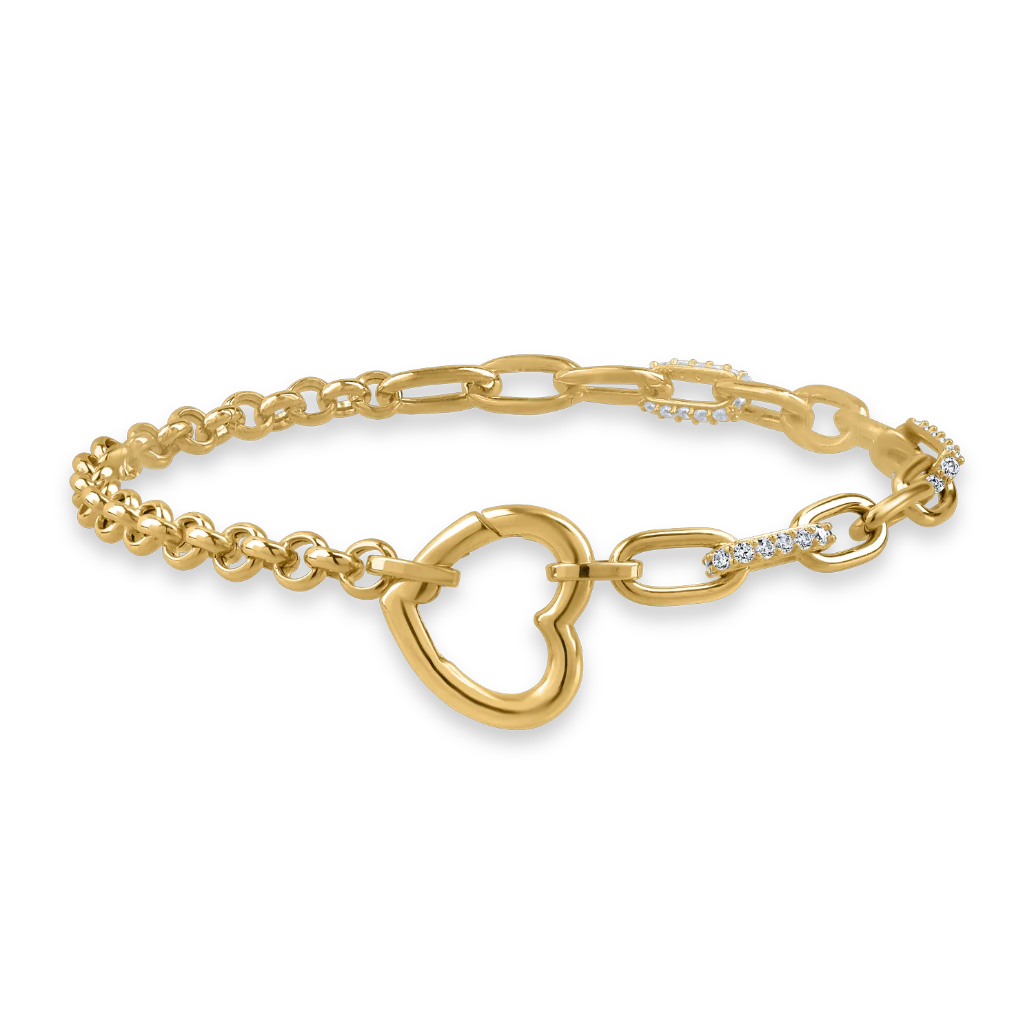 Yellow gold bracelet