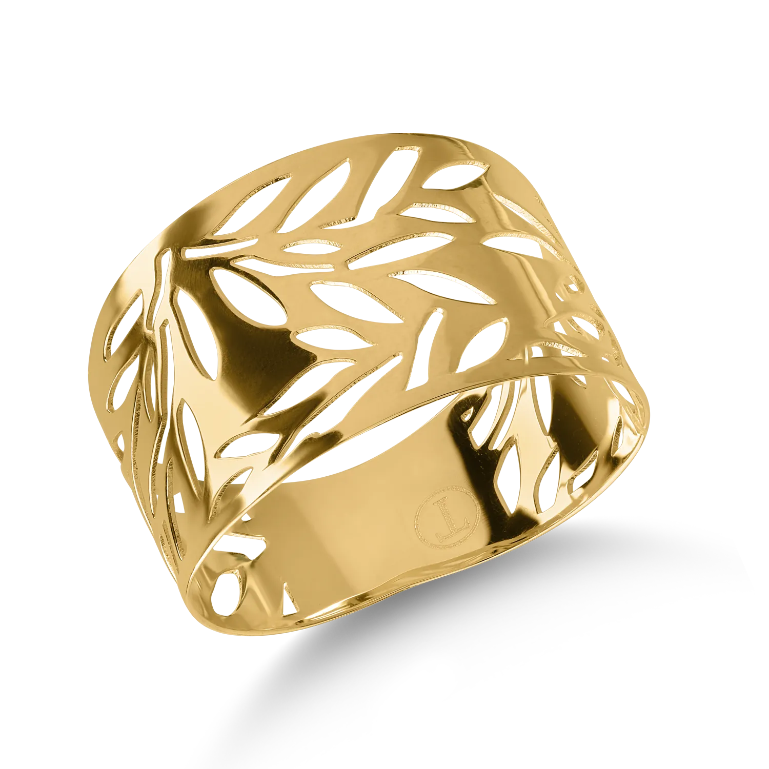 Yellow gold ring