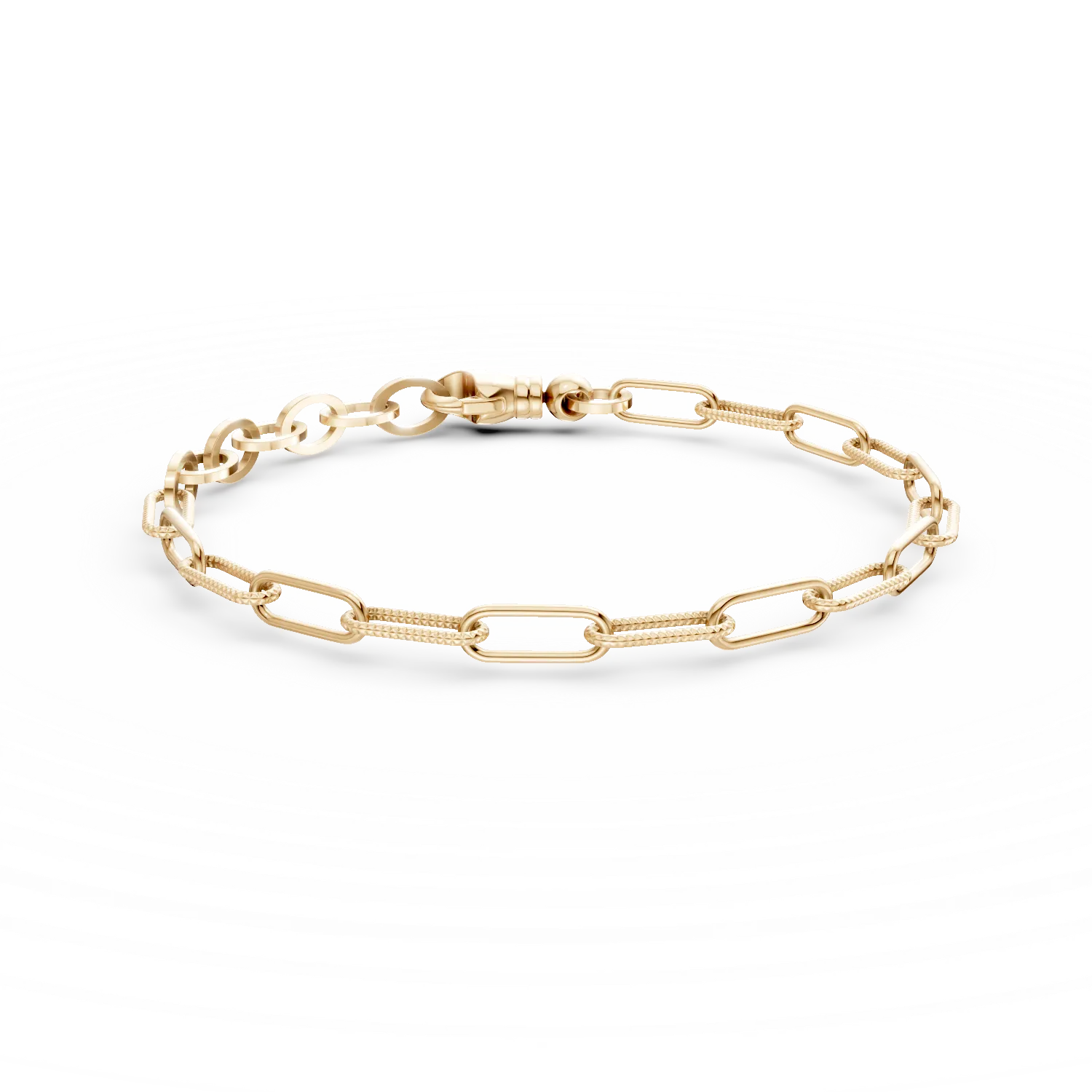 Yellow gold bracelet-193757