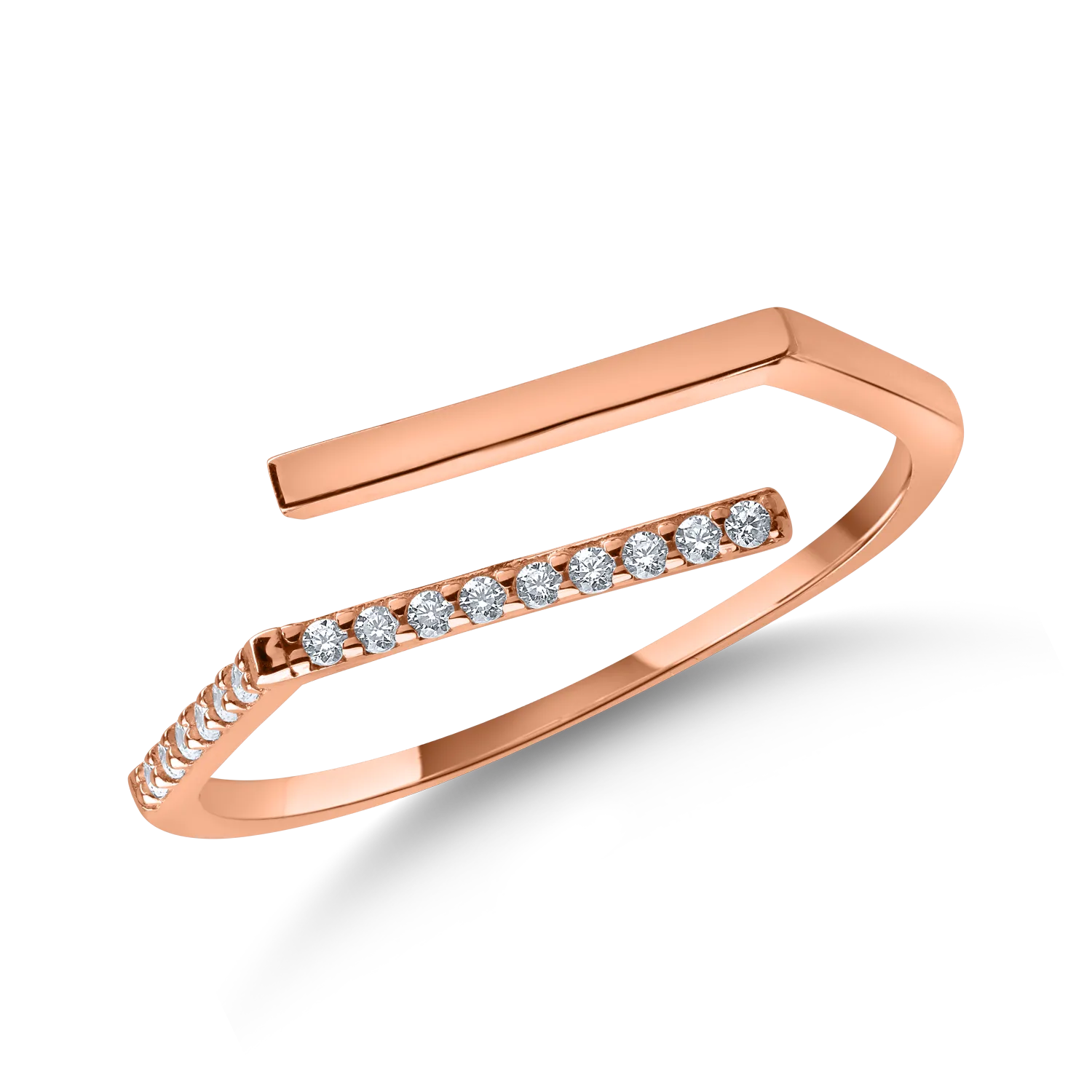 Rose gold ring