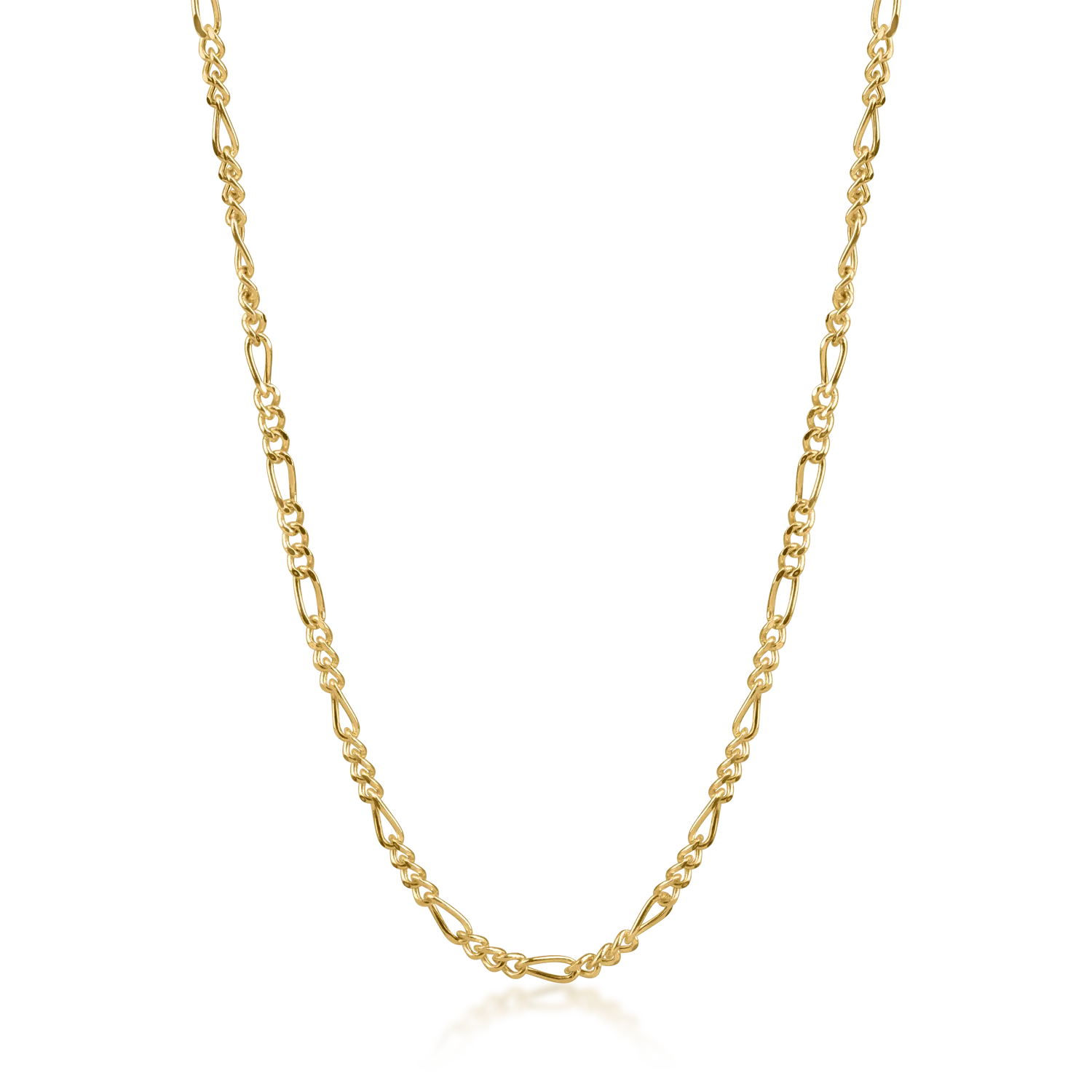 Yellow gold necklace-167626