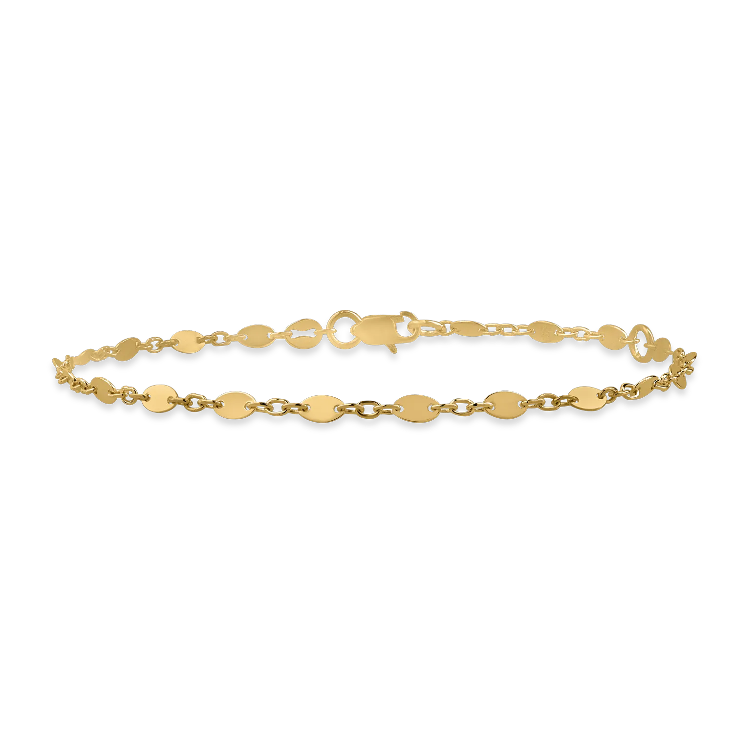 Yellow gold minimalist bracelet