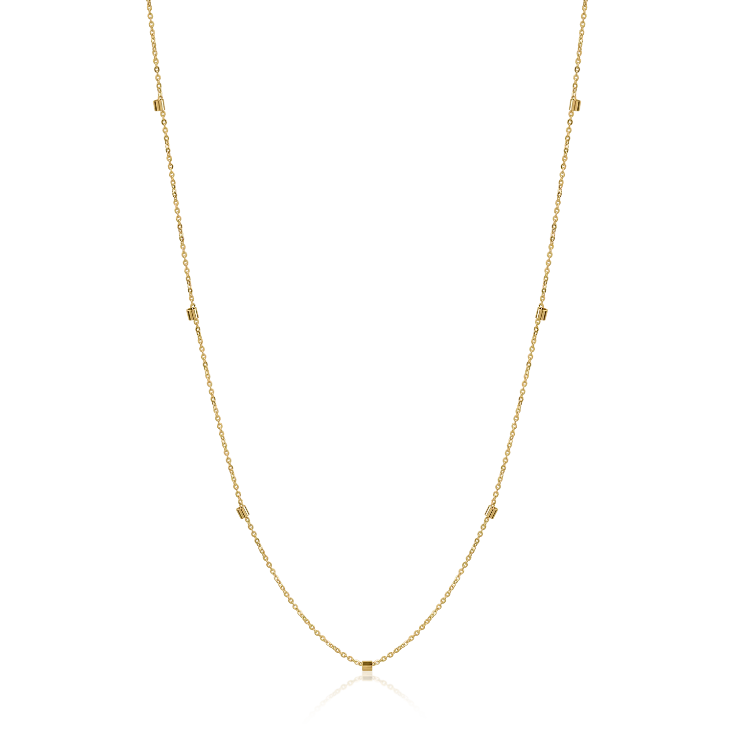 Yellow gold necklace