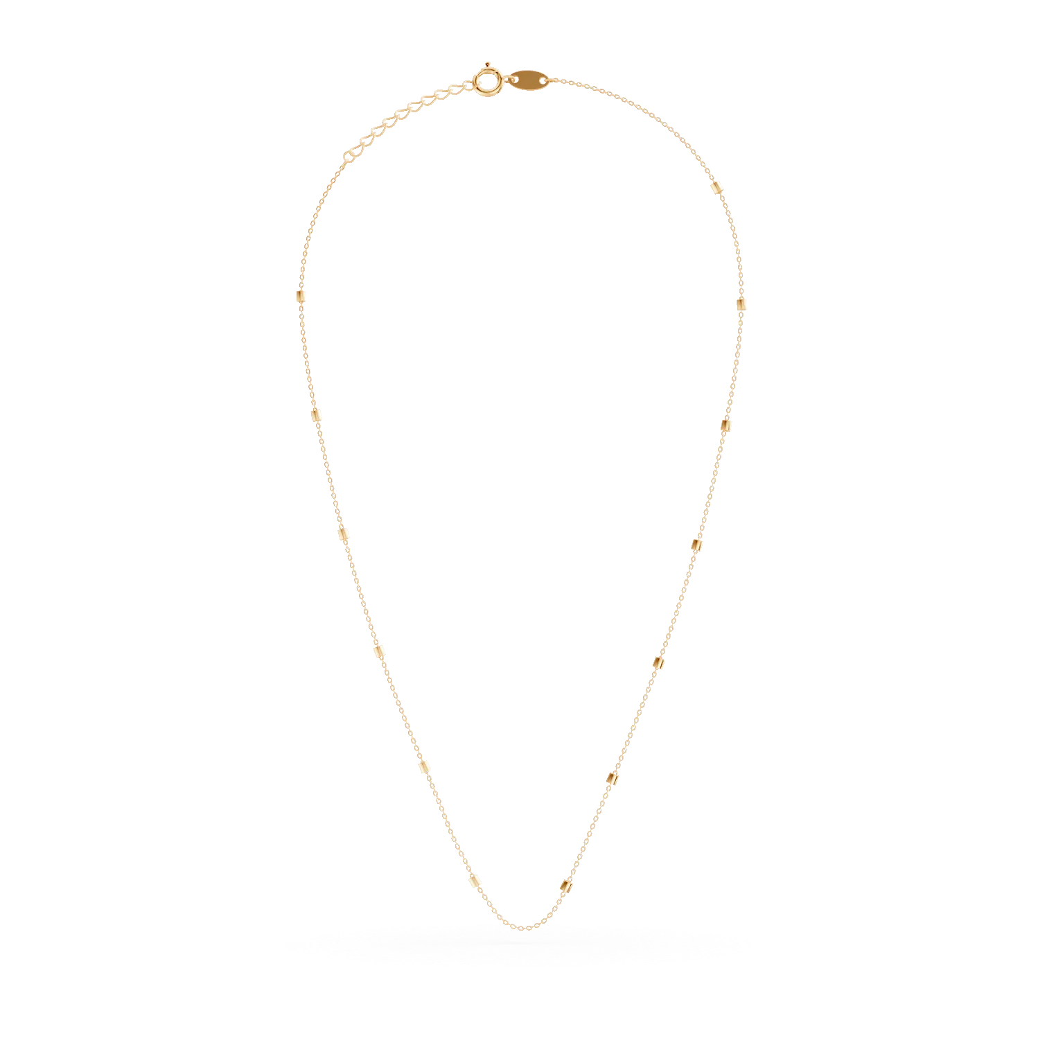 Yellow gold necklace