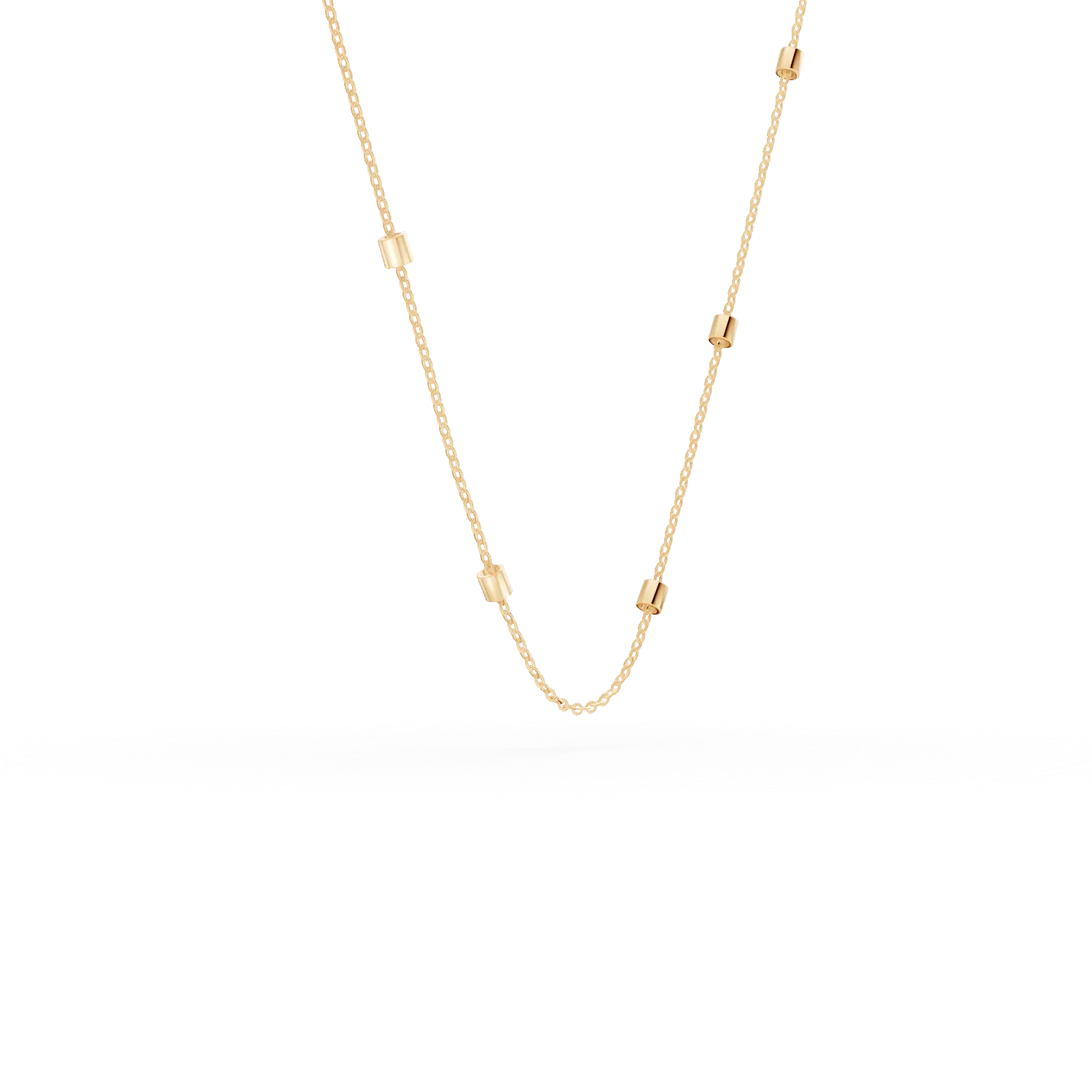 Yellow gold necklace