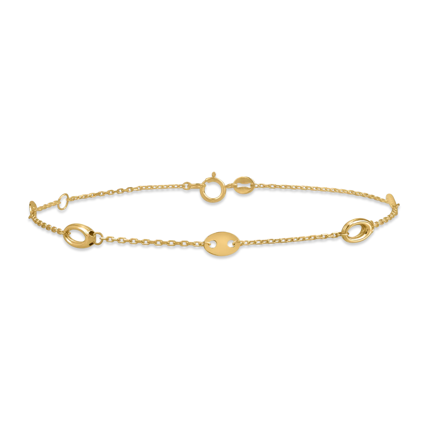 Yellow gold minimalist bracelet