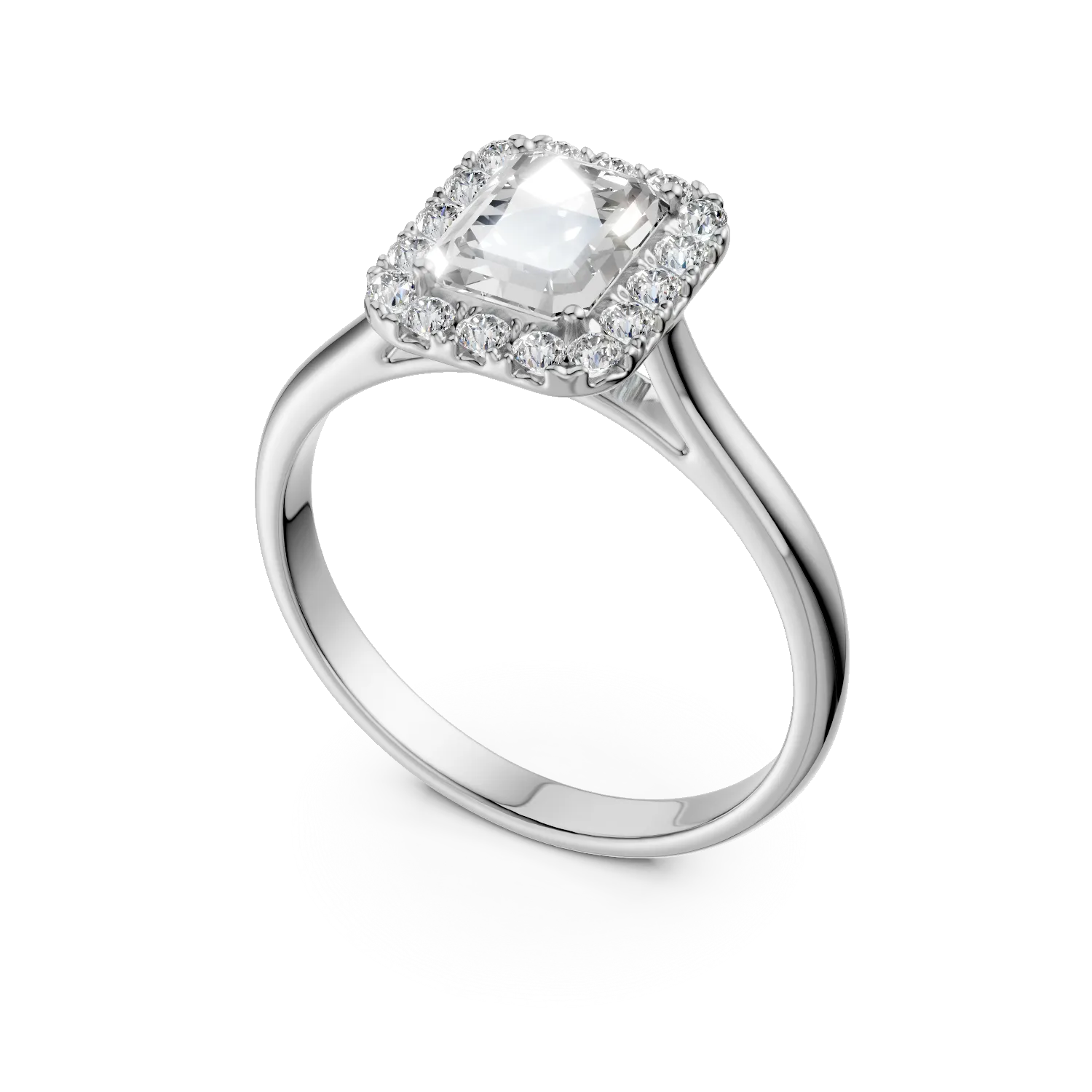 White gold Colette ring with 1.28ct lab grown diamonds