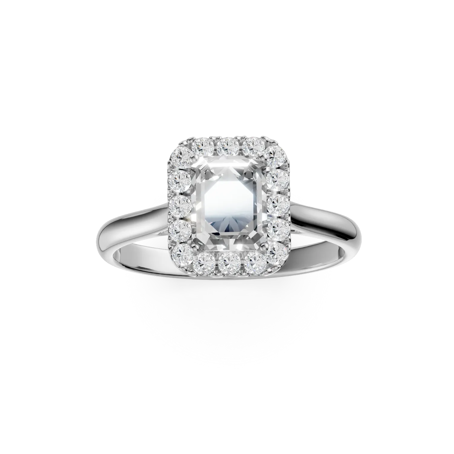 White gold Colette ring with 1.28ct lab grown diamonds