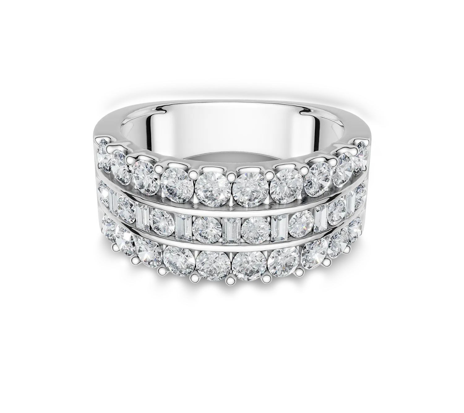 White gold Bouquet ring with 1.4ct lab grown diamonds