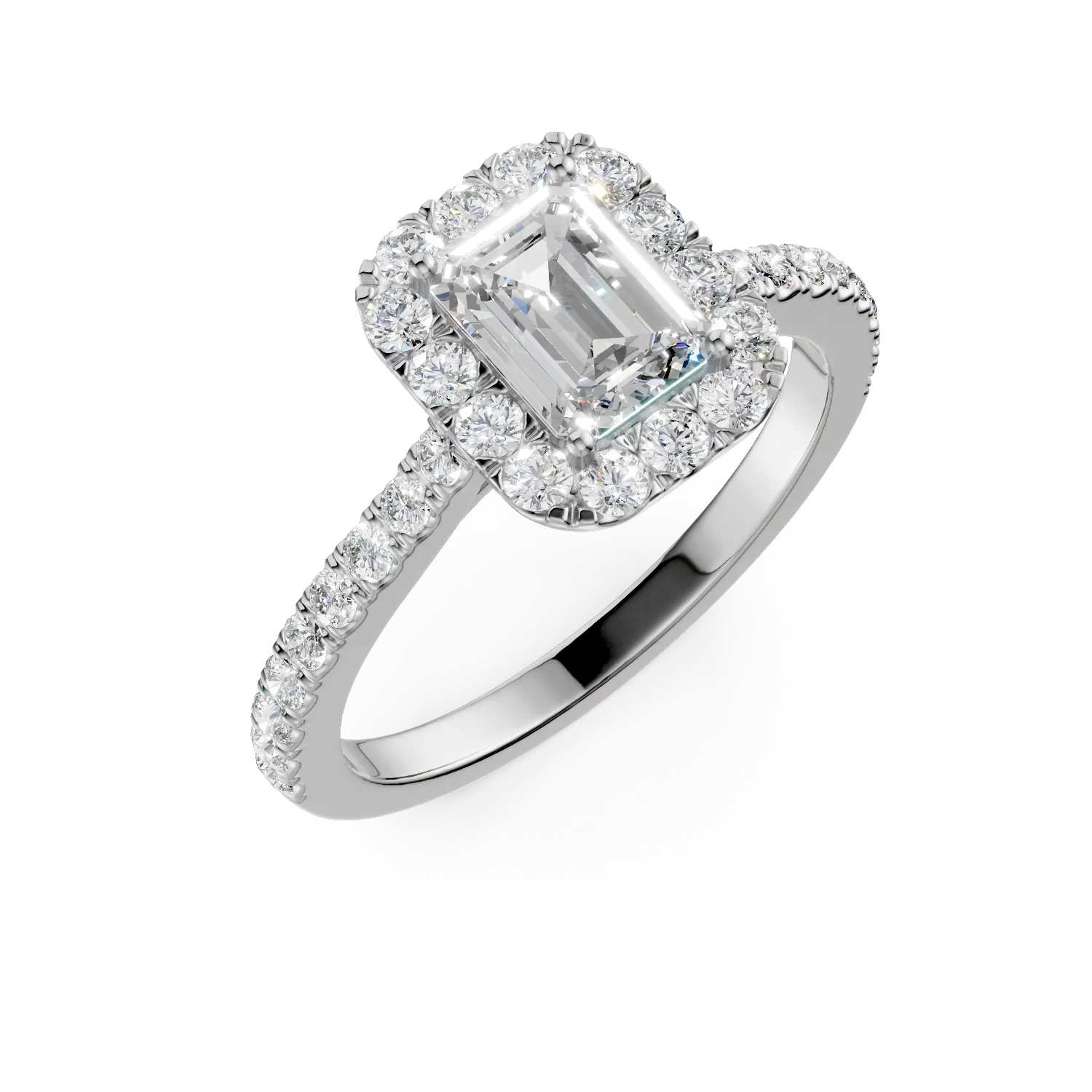 White gold Gema ring with 1.15ct lab grown diamonds