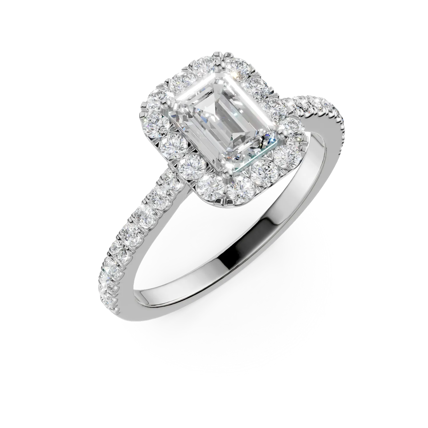 White gold Gema ring with 1.16ct lab grown diamonds