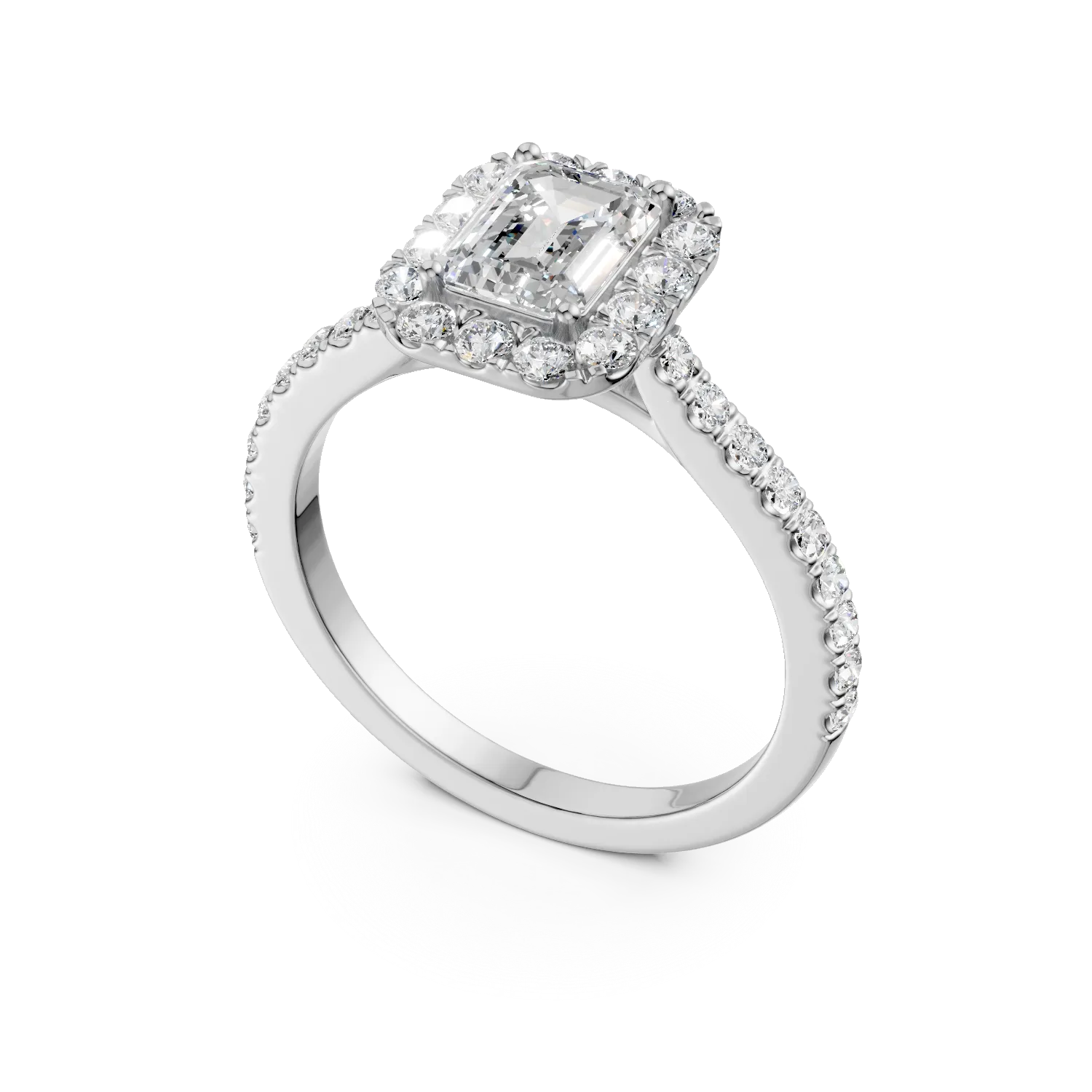 White gold Gema ring with 1.16ct lab grown diamonds