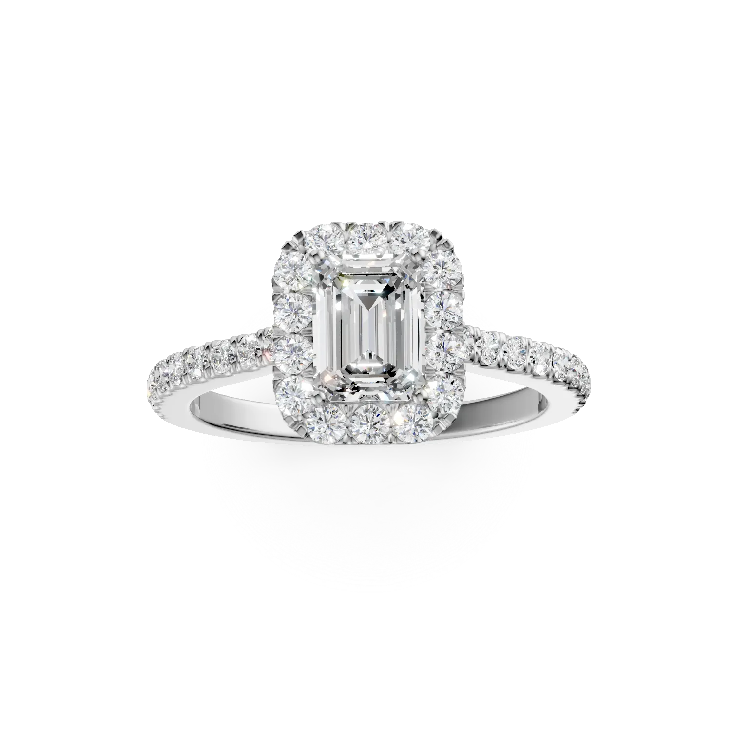 White gold Gema ring with 1.15ct lab grown diamonds
