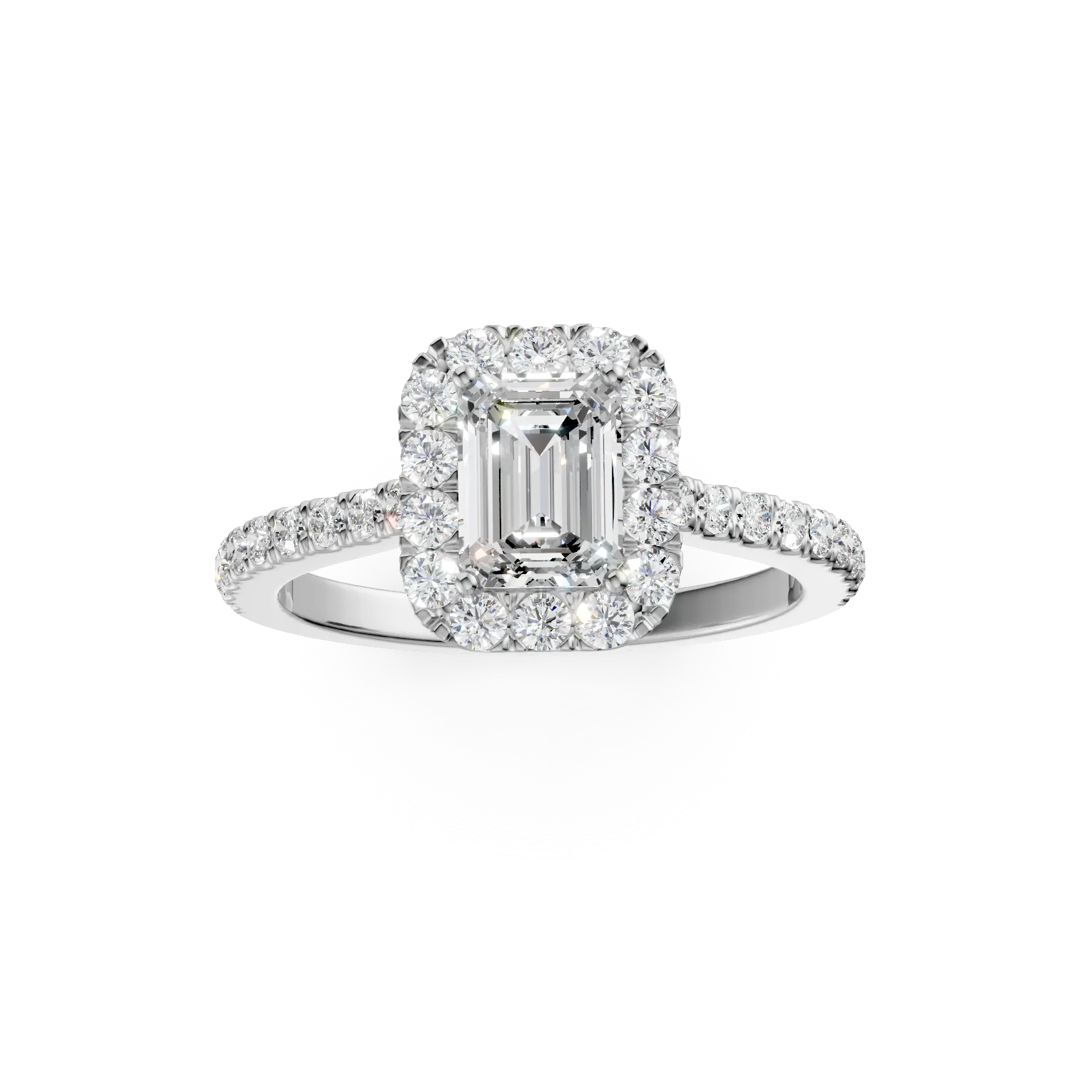 White gold Gema ring with 1.16ct lab grown diamonds