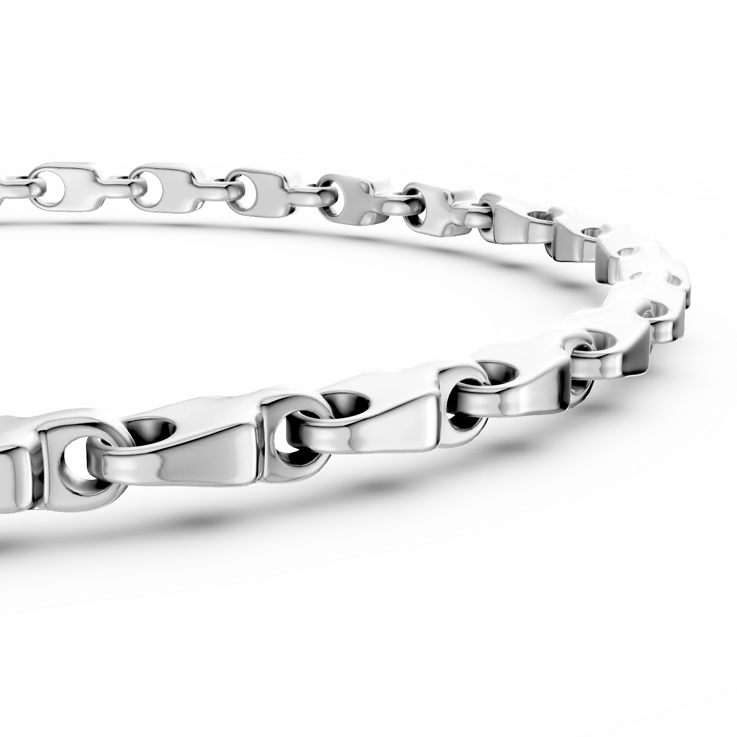 Minimalista fehérarany karkötő