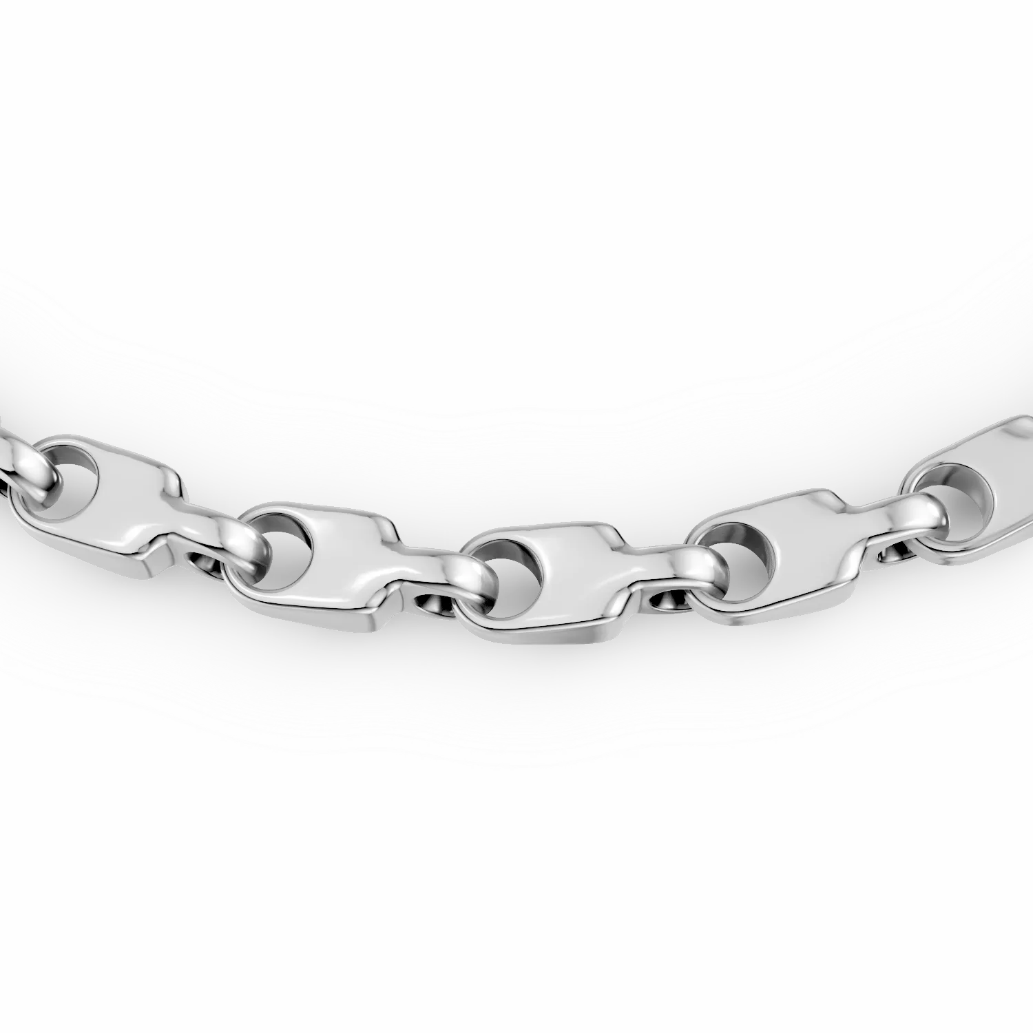 Minimalista fehérarany karkötő