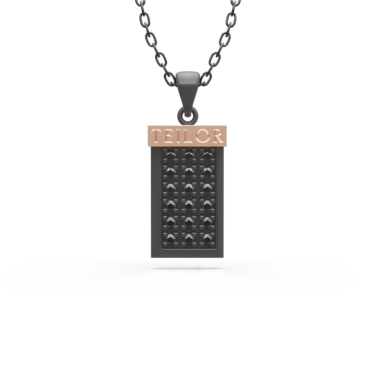 Skyline Gold pendant necklace-170958