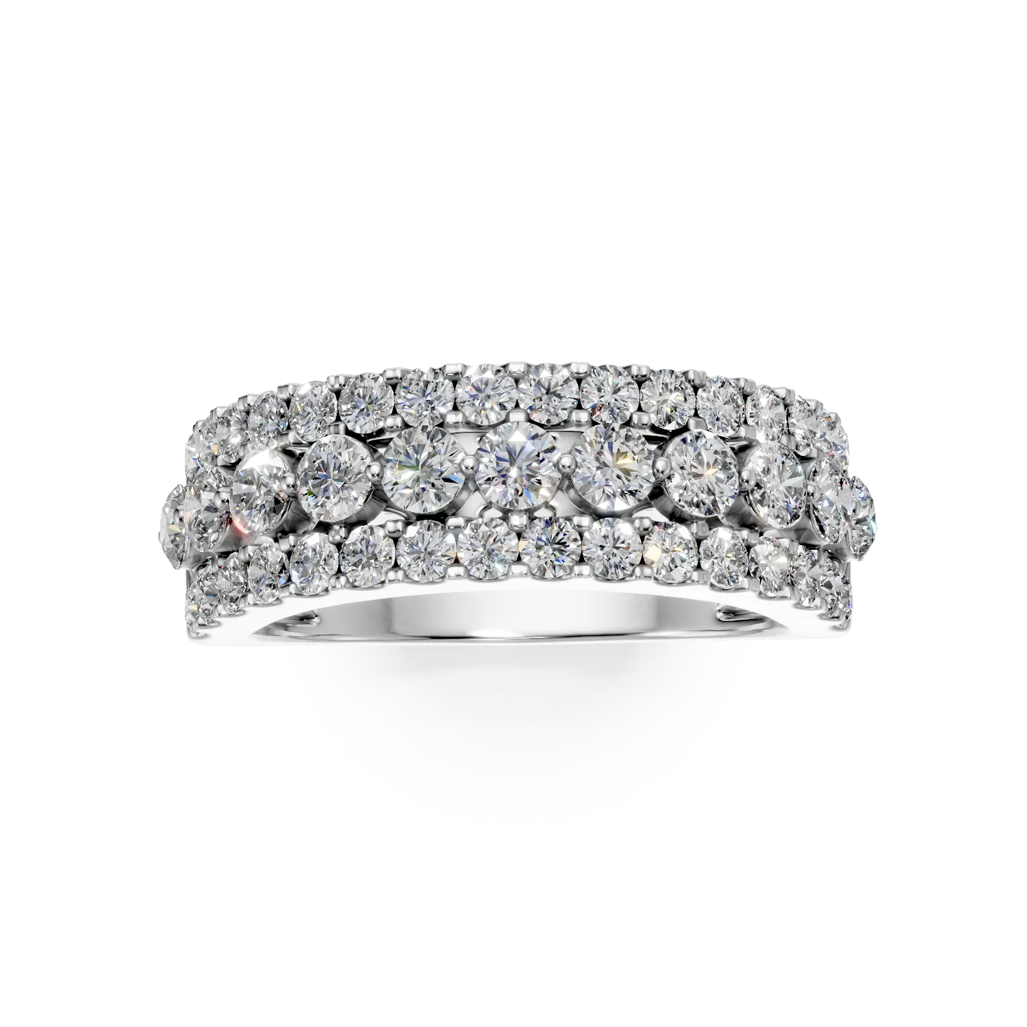 Pierścionek Melissa z białego złota z diamentami hodowanymi w laboratorium o masie 1.5ct