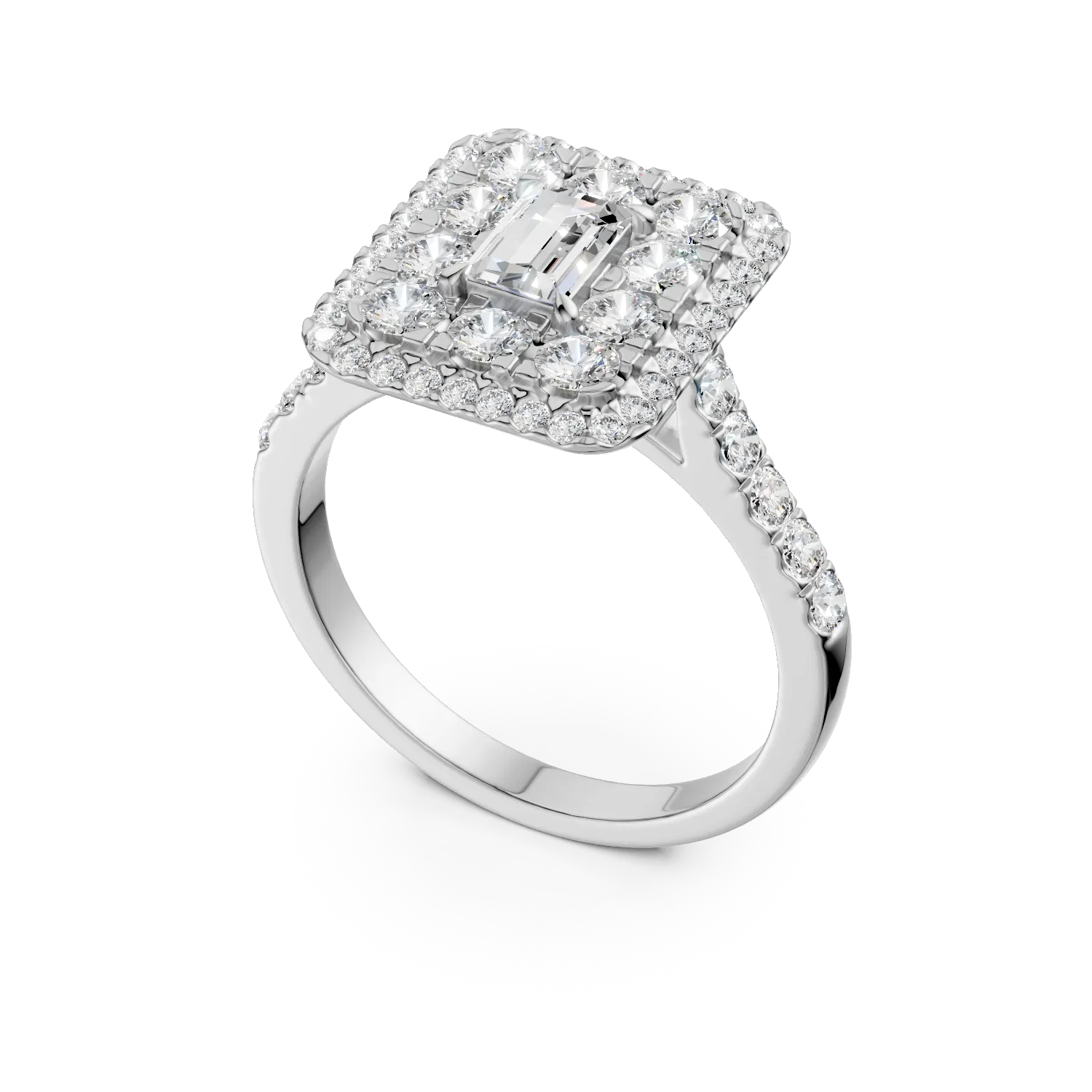 White gold Destiny ring with 1.10ct lab grown diamonds