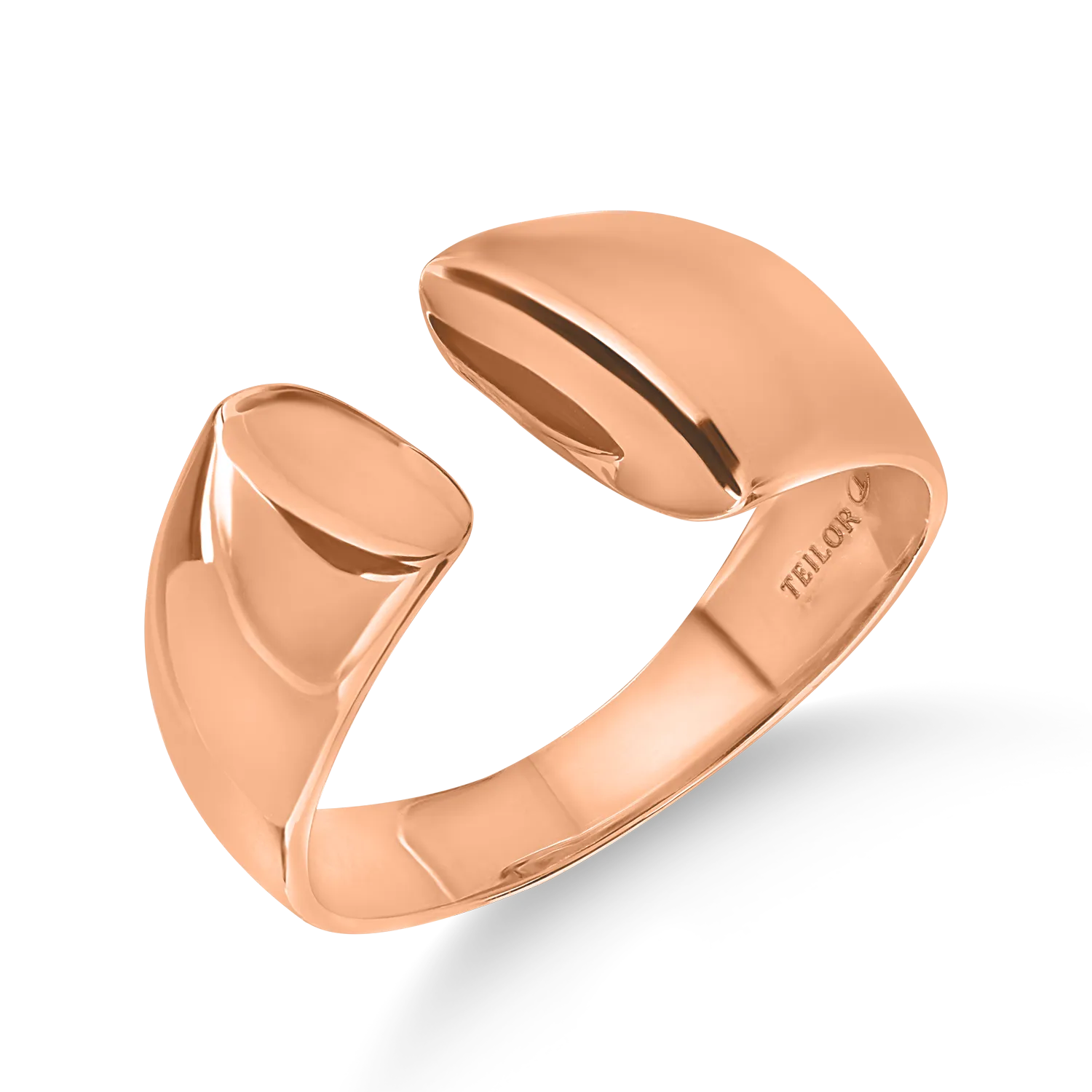 Rose gold open ring