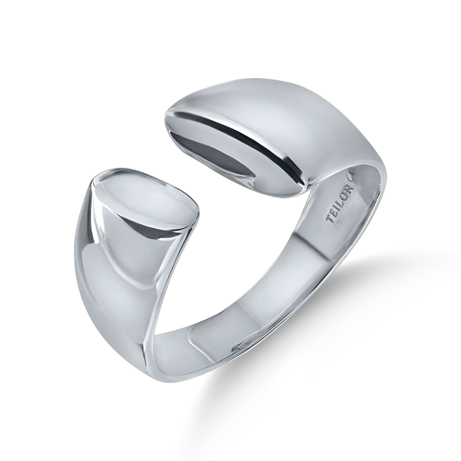 White gold open ring